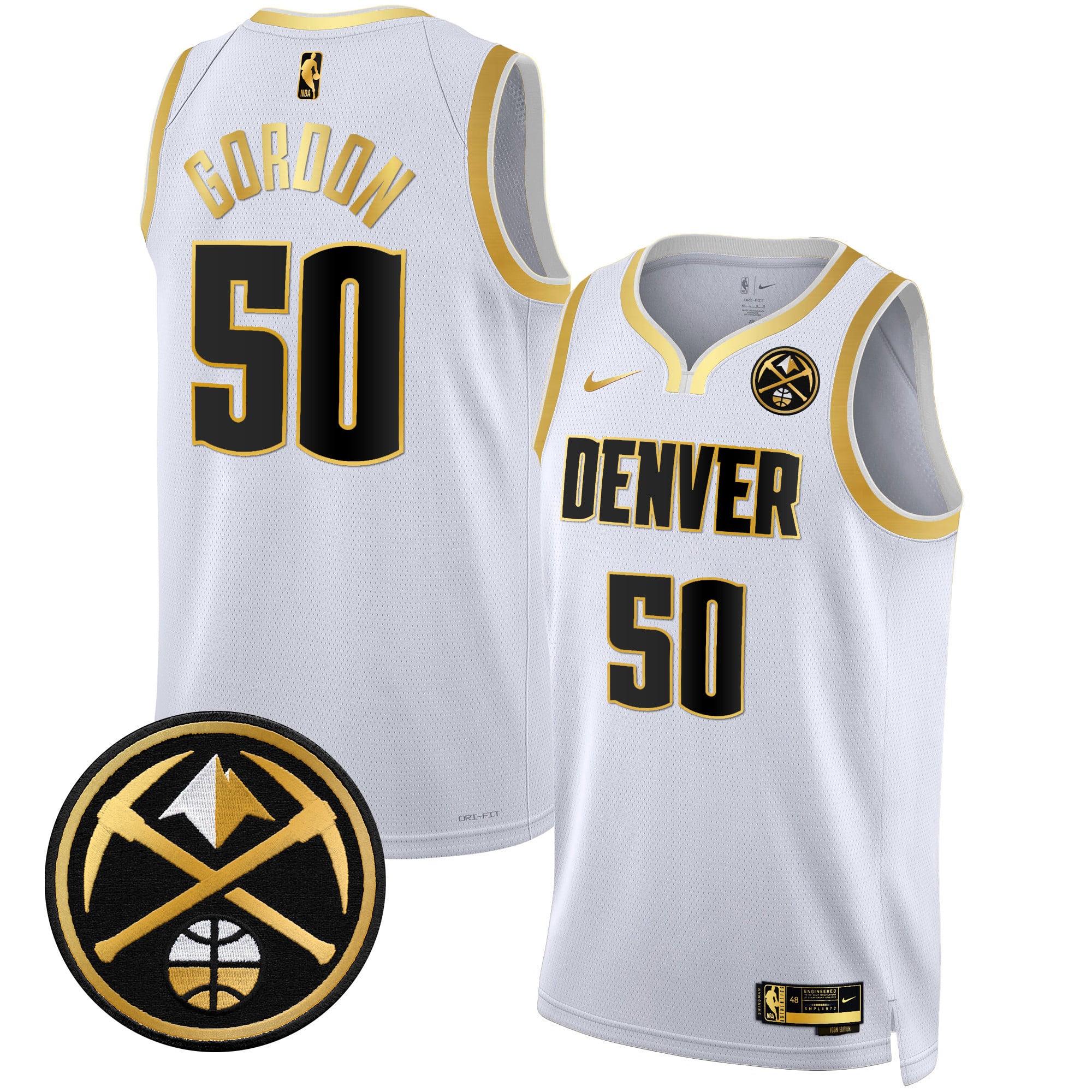 Men's Denver Nuggets Swingman Jersey - All Stitched - Image 4
