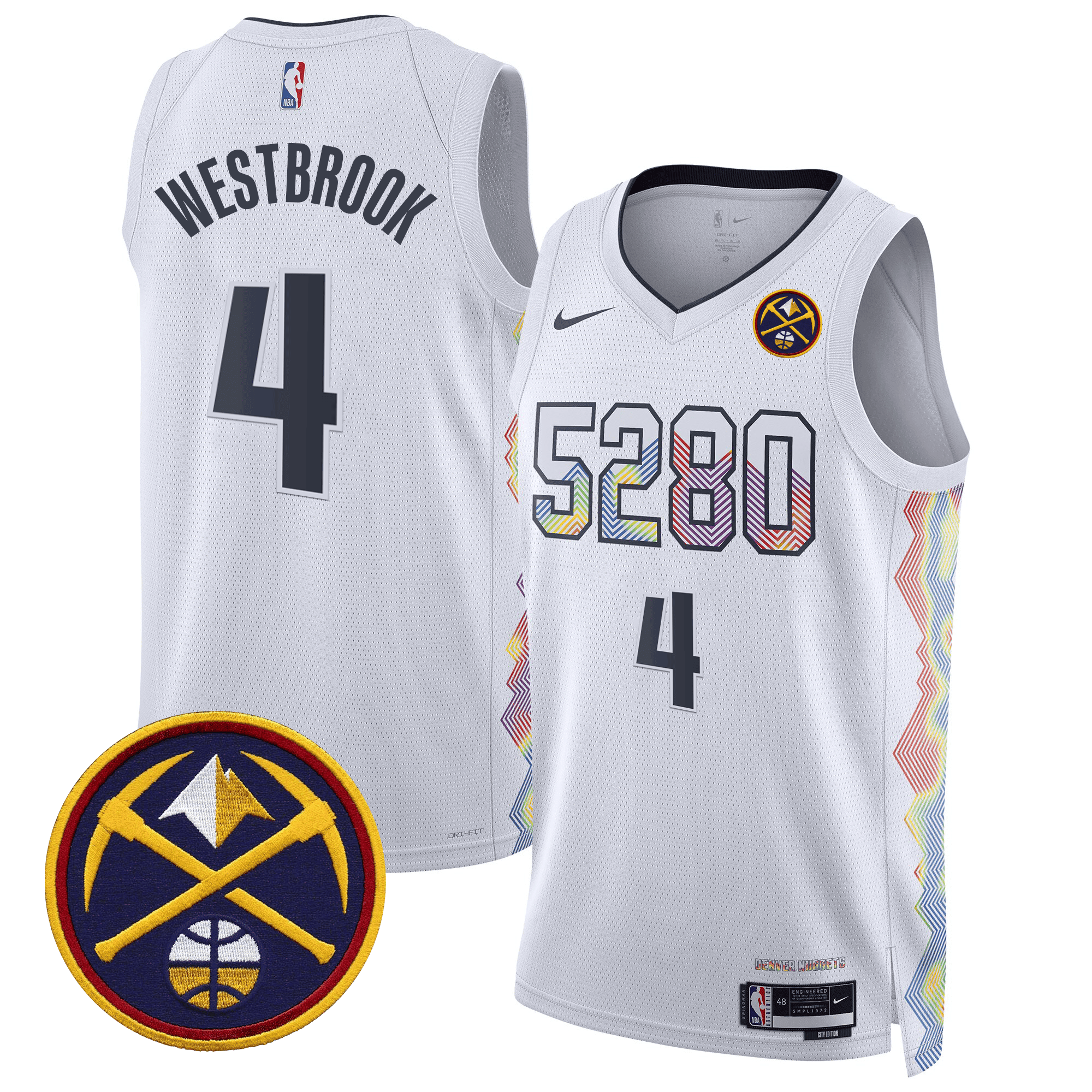 Men's Denver Nuggets Swingman Jersey - All Stitched - Image 30