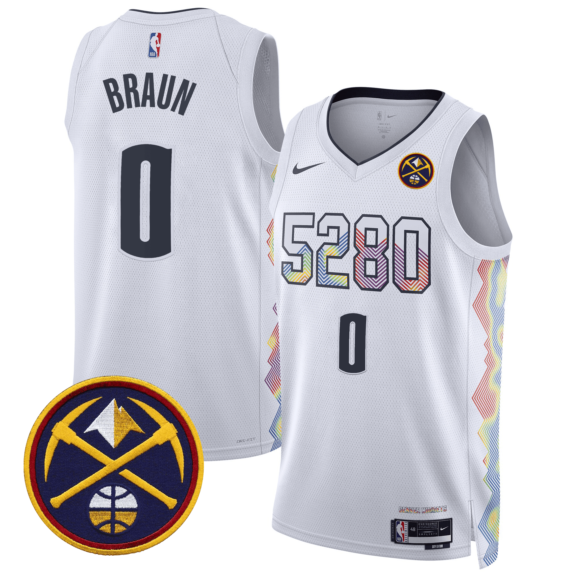 Men's Denver Nuggets Swingman Jersey - All Stitched - Image 29