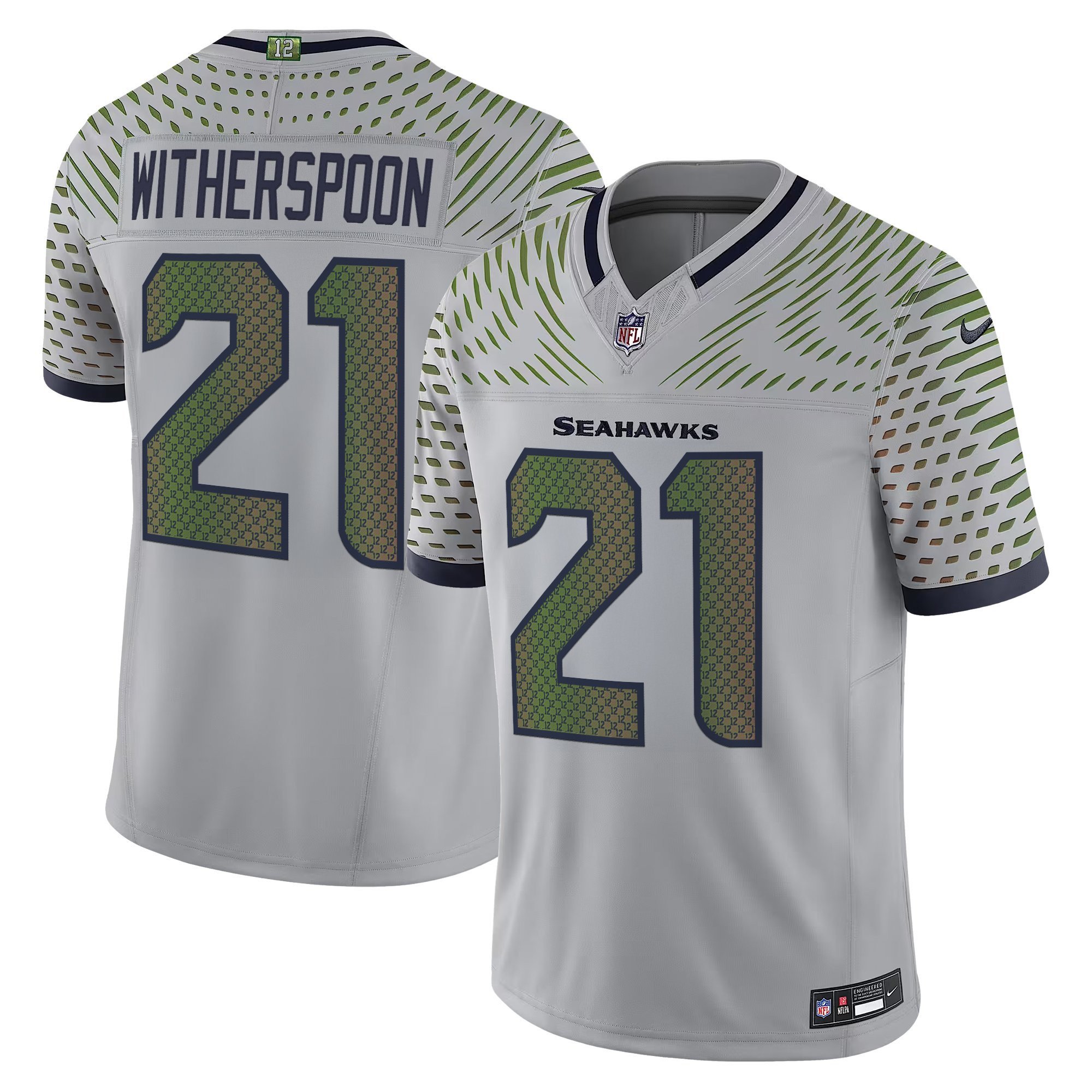 Men's Devon Witherspoon Seattle Seahawks 2025 "Rivalries" Vapor Limited Jersey - All Stitched