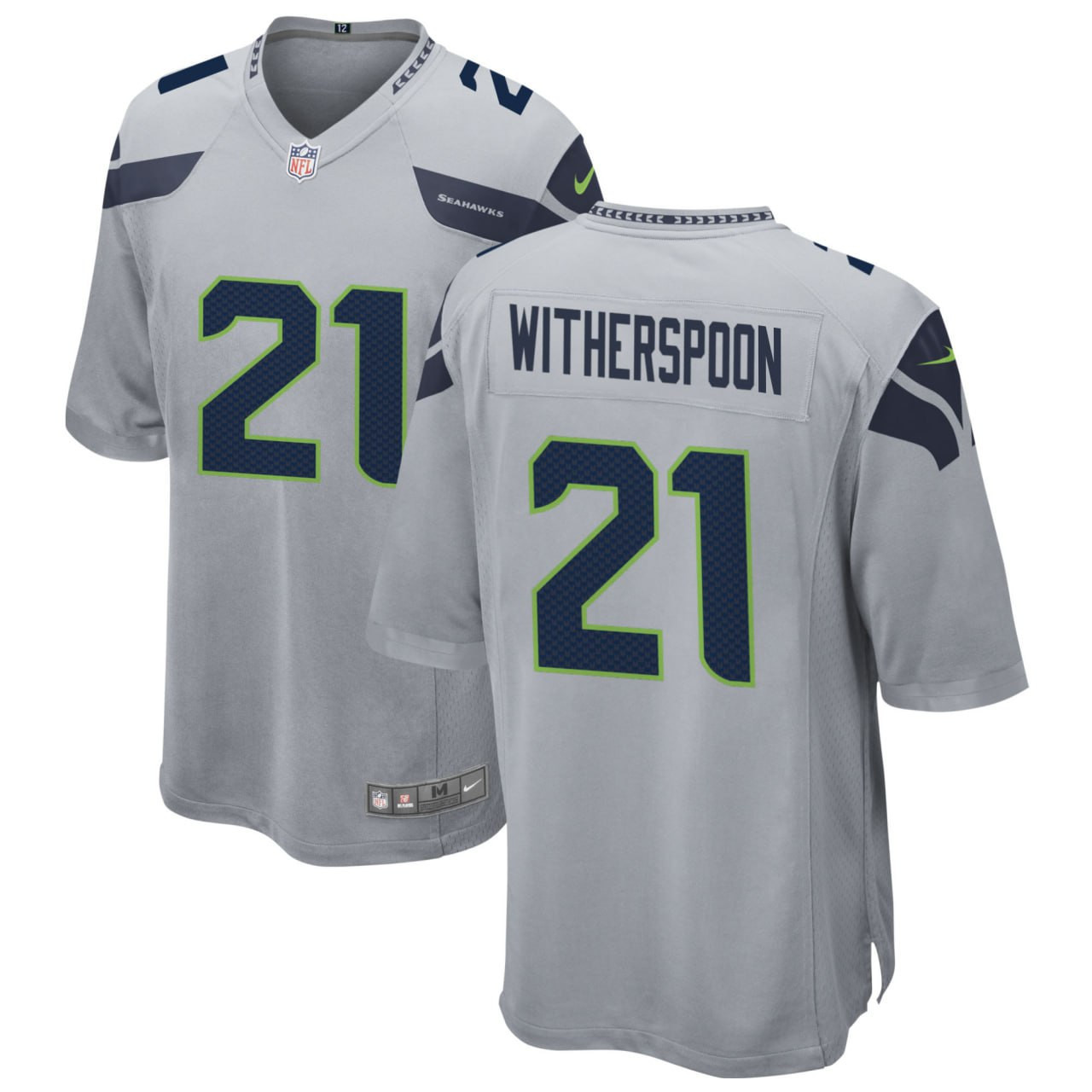Men's Devon Witherspoon Seattle Seahawks Gray Gray Jersey - All Stitched