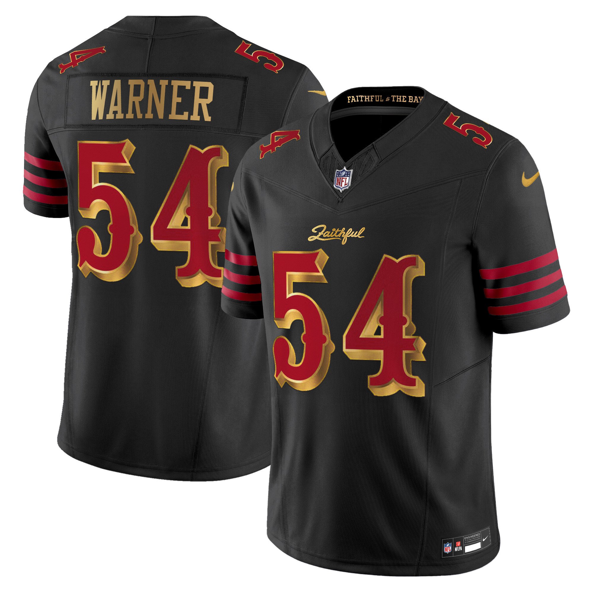 Men's Fred Warner San Francisco 49ers 2025 â€œRivalriesâ€ Vapor Limited Jersey - All Stitched