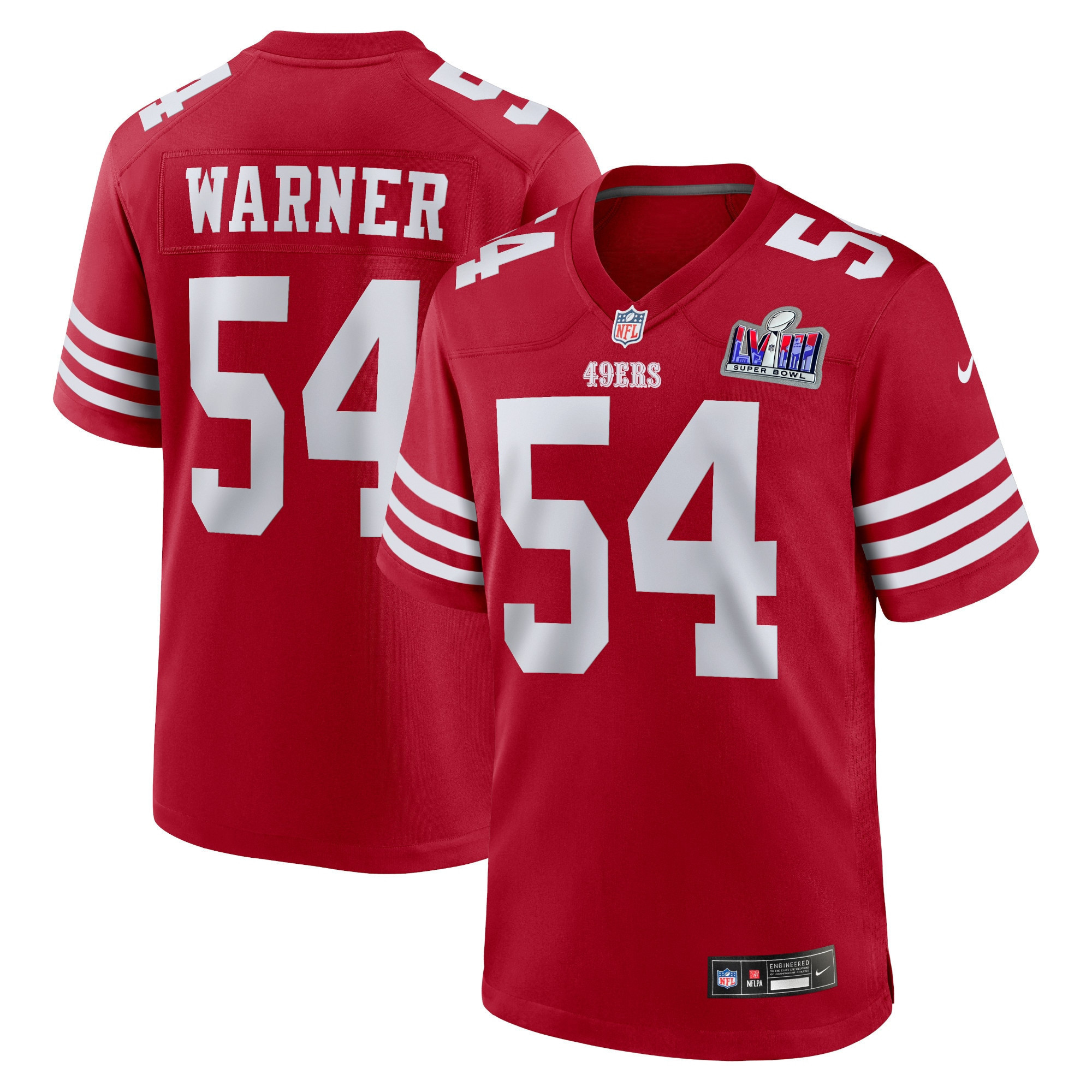 Men's Fred Warner San Francisco 49ers Jersey - All Stitched