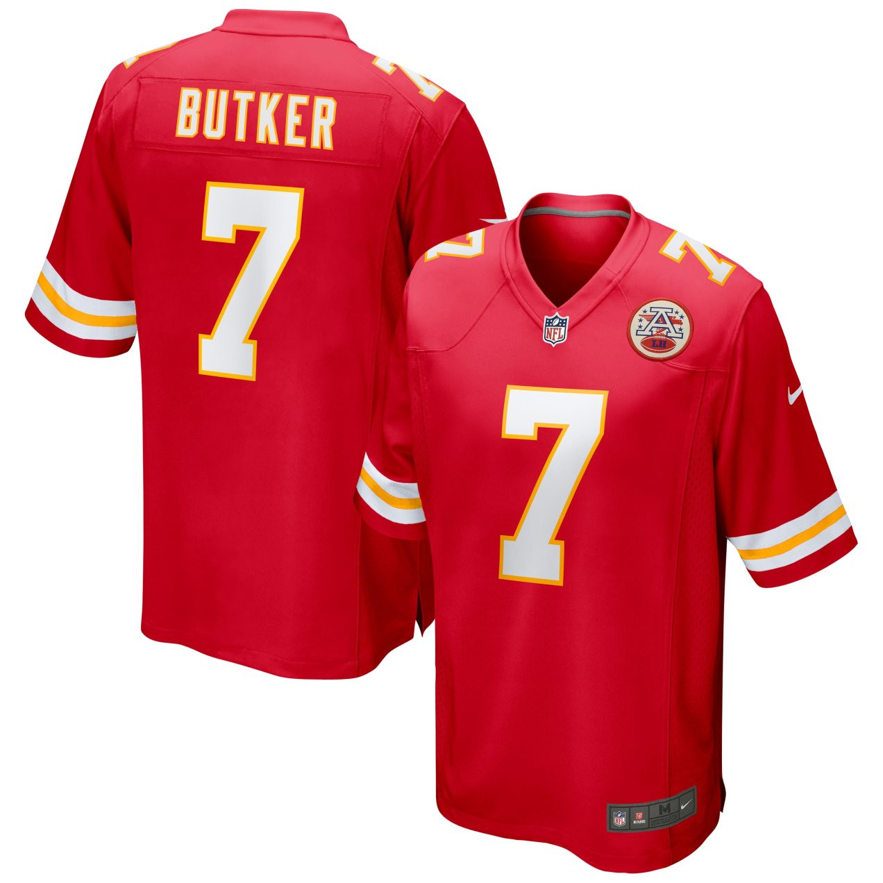 Men's Harrison Butker Kansas City Chiefs Red Jersey - All Stitched