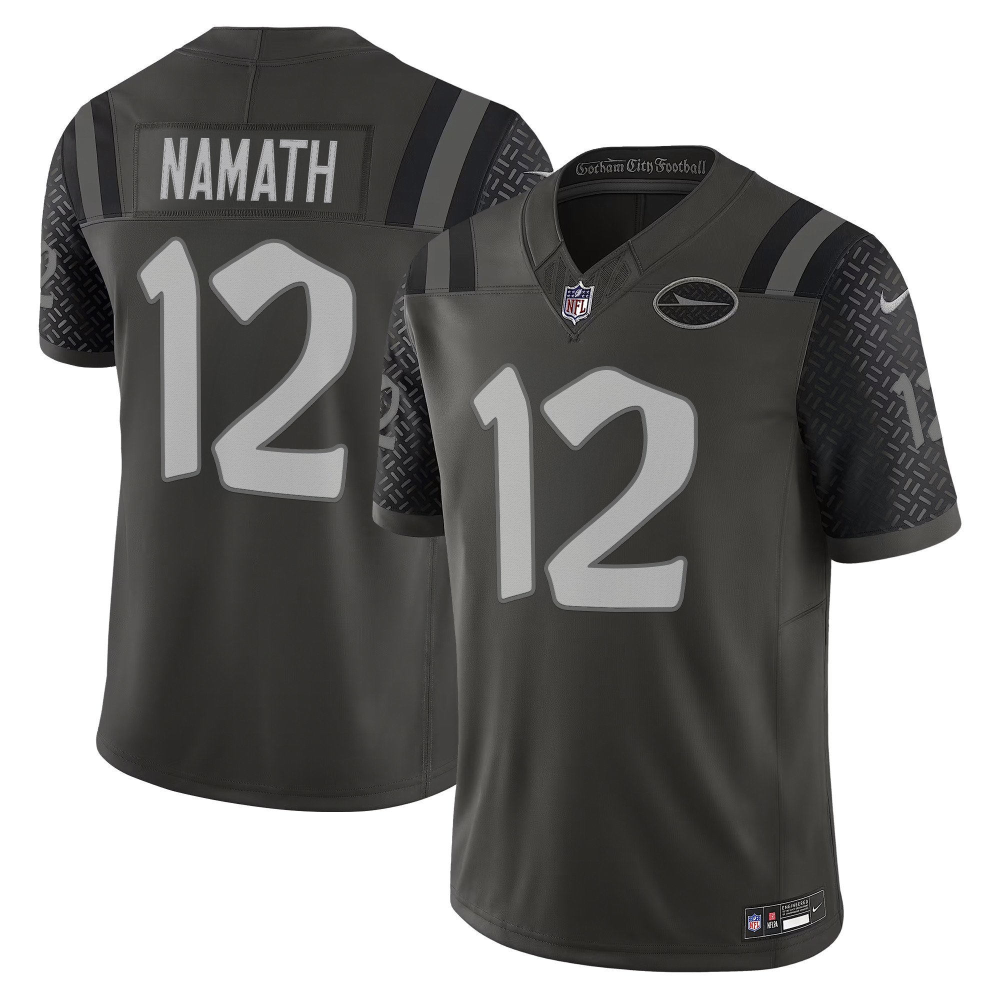 Men's Joe Namath New York Jets 2025 "Rivalries" Vapor Limited Jersey - All Stitched