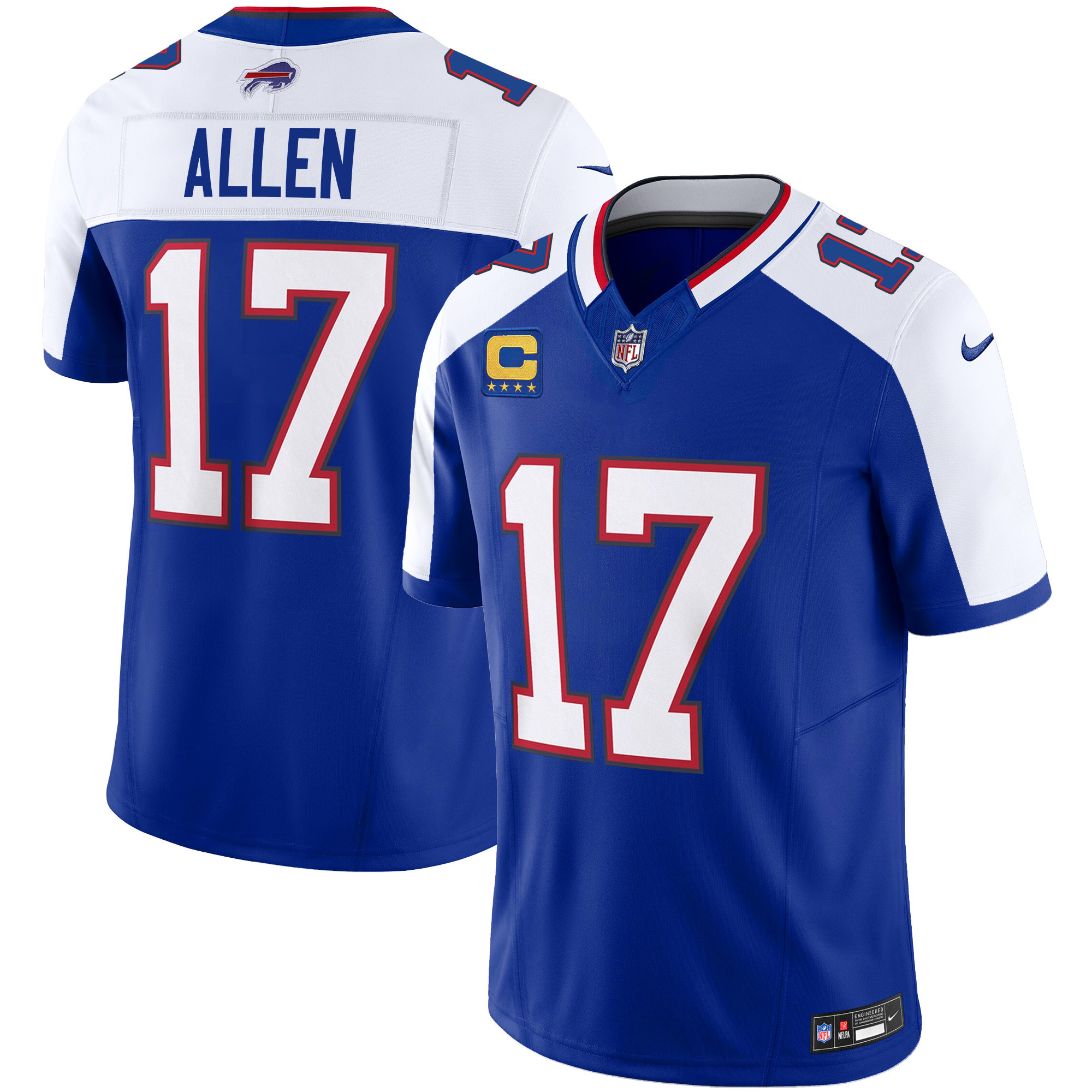 Men's Josh Allen Buffalo Bills Vapor Limited Alternate Jersey - All Stitched