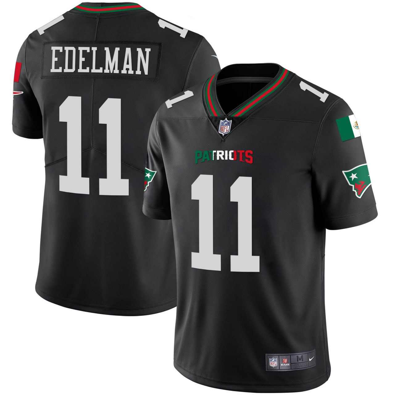 Men's Julian Edelman New England Patriots Mexican Julian Edelman Jersey - All Stitched