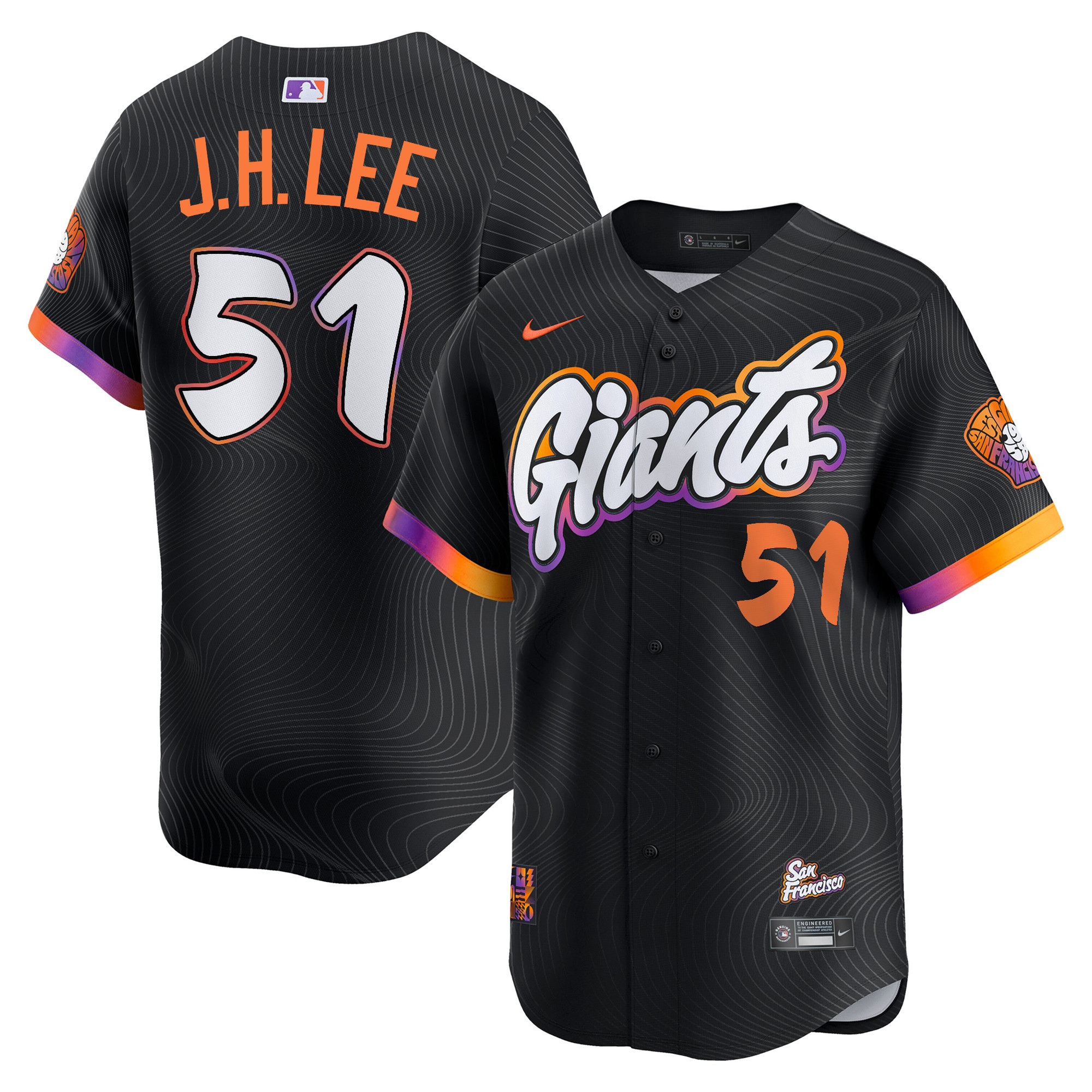 Men's Jung Hoo Lee San Francisco Giants 2025 City Connect Vapor Premier Limited Jersey - All Stitched