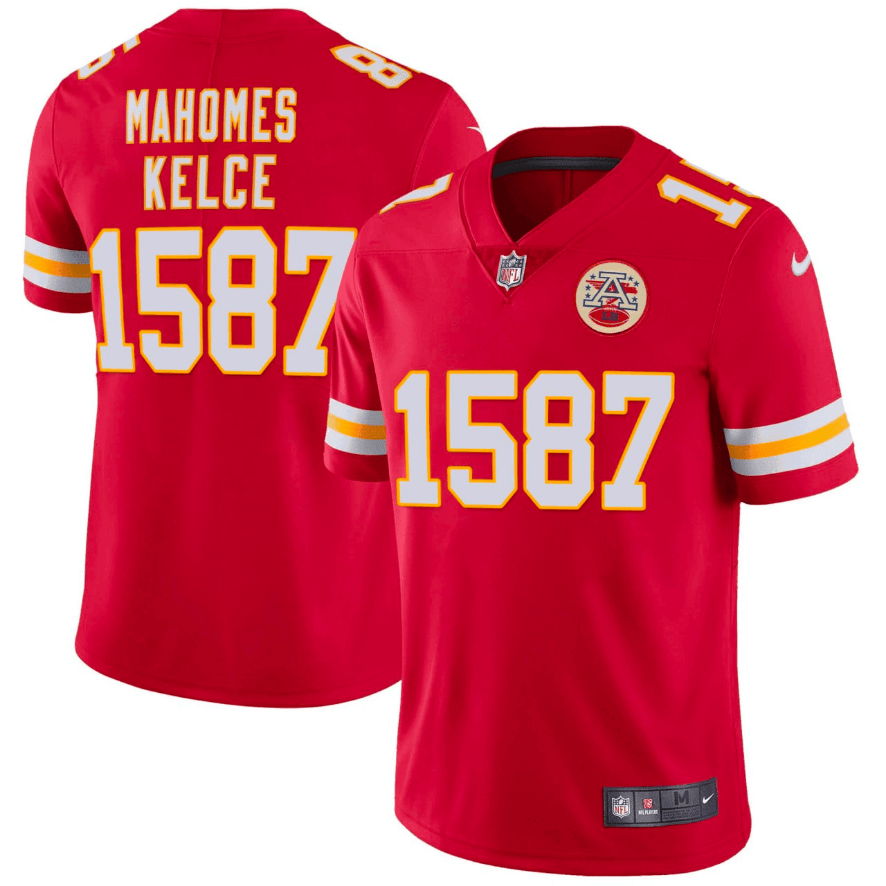 Men's Kansas City Chiefs Red Vapor Red Jersey - All Stitched