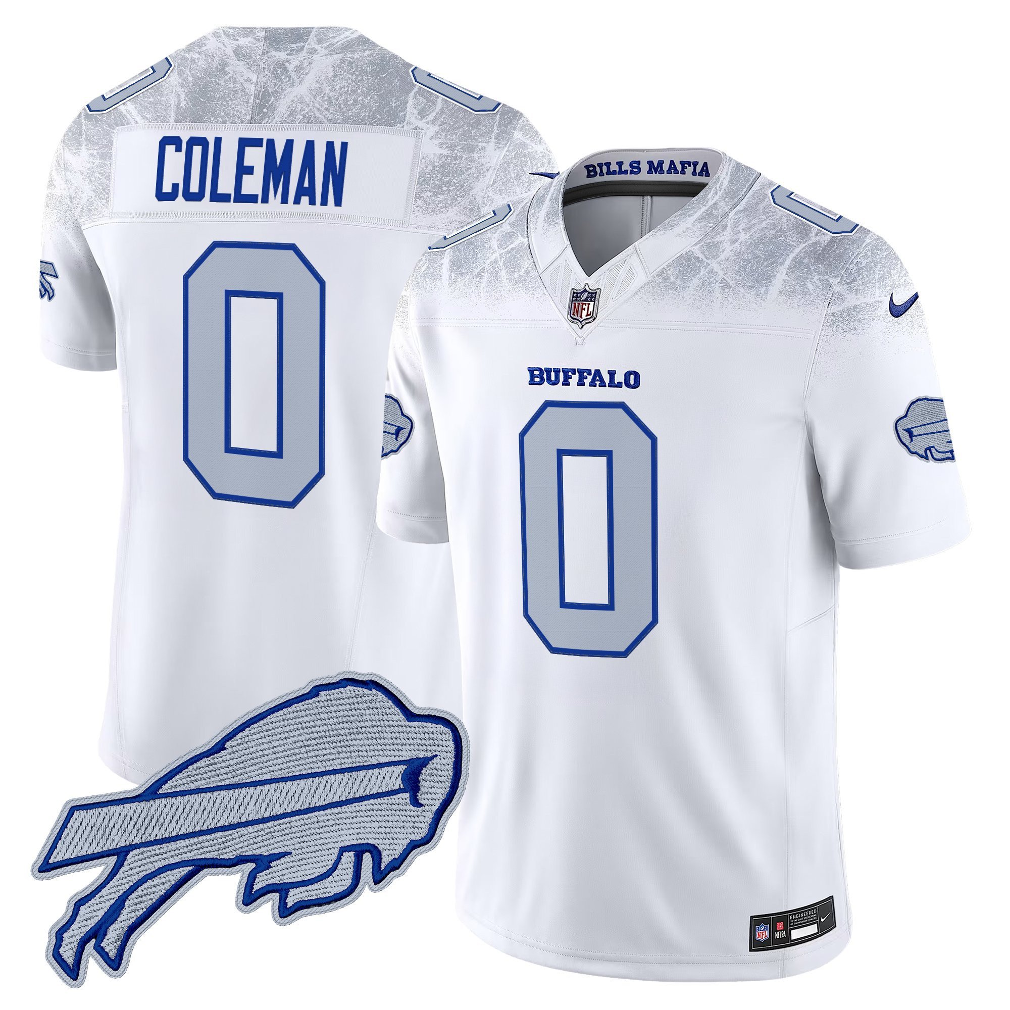 Men's Keon Coleman Buffalo Bills 2025 "Rivalries" Vapor Limited Jersey - All Stitched