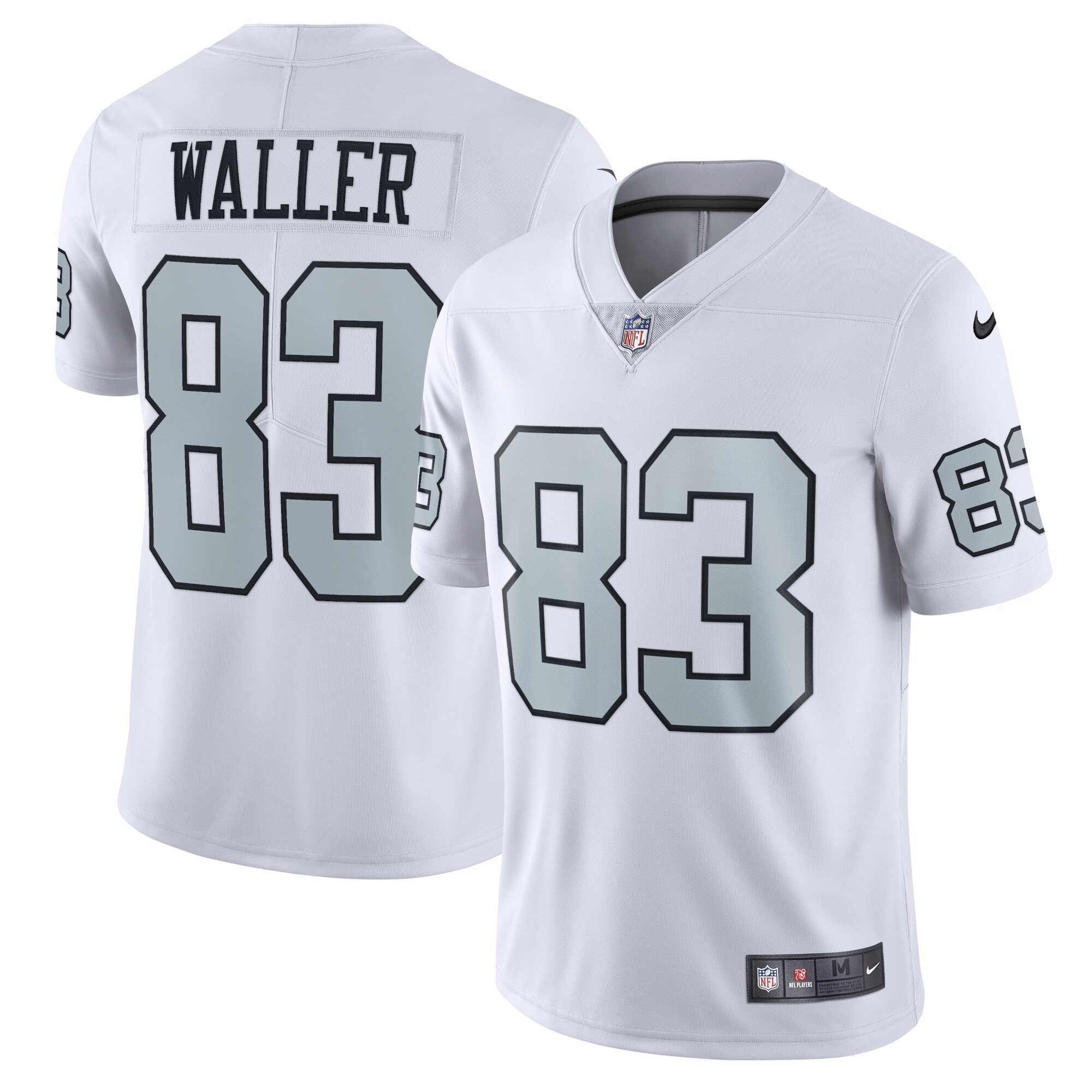 Men's Las Vegas Raiders Alternate Vapor Limited White - All Stitched Darren Waller Jersey - All Stitched