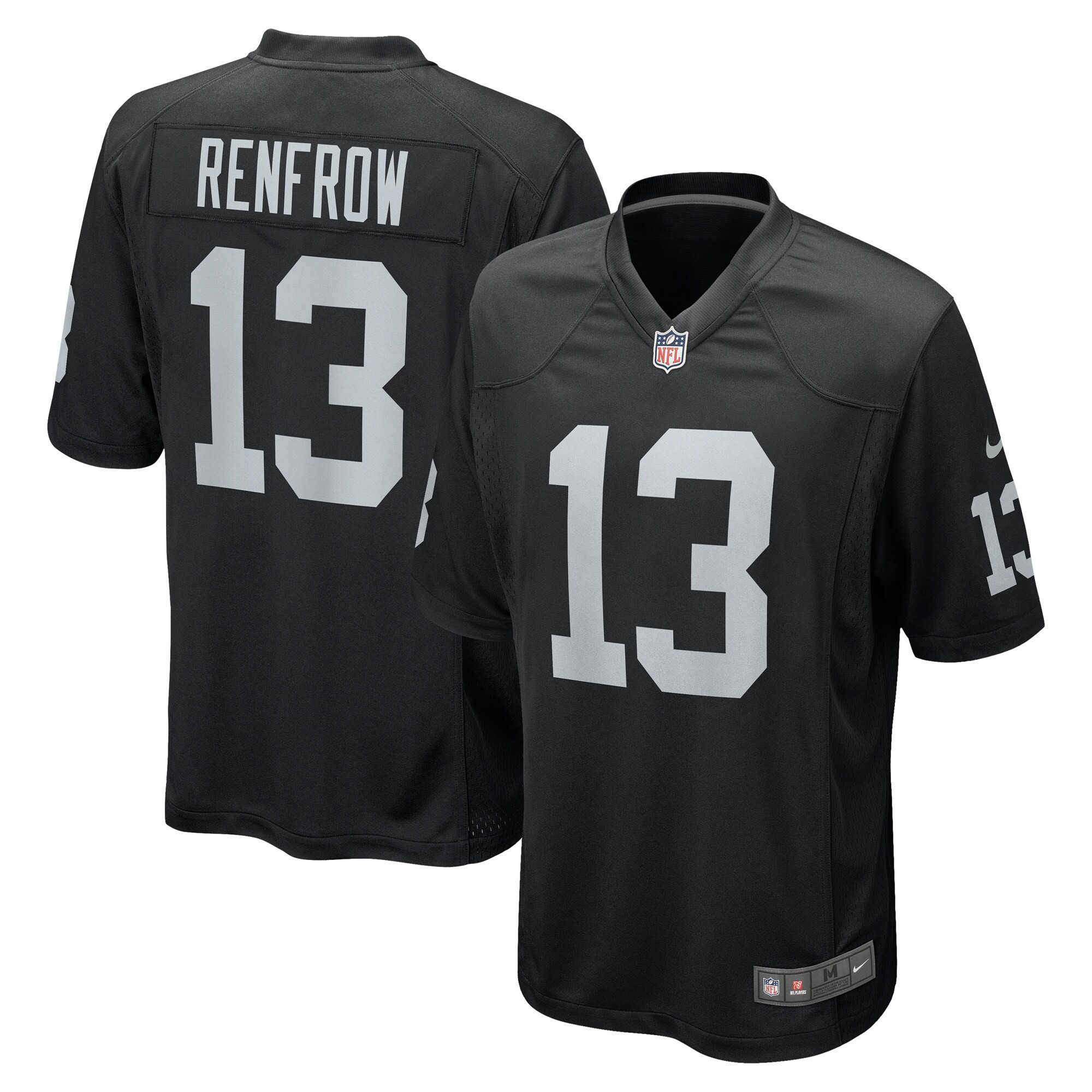 Men's Las Vegas Raiders Game - Black - All Stitched Hunter Renfrow Jersey - All Stitched