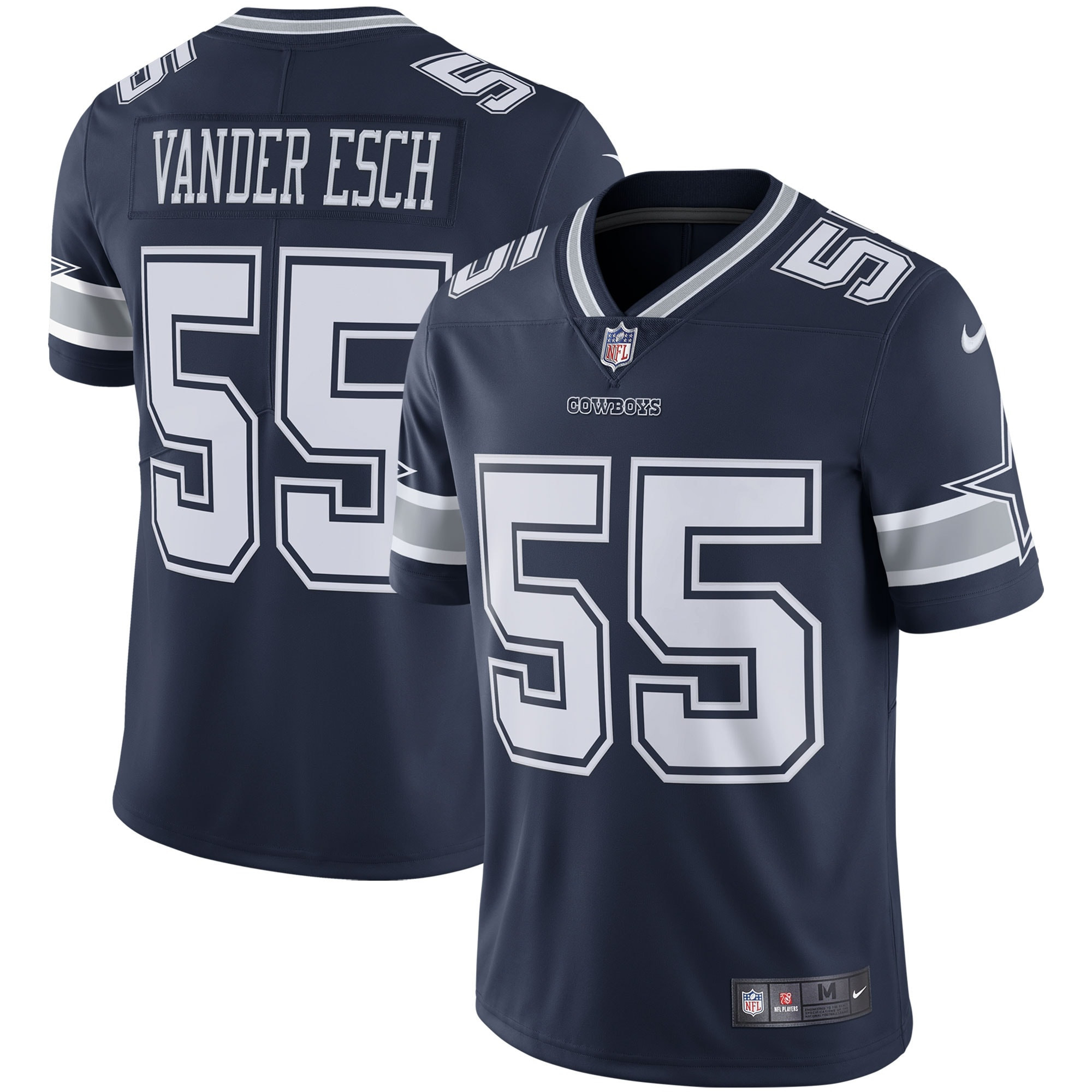 Men's Leighton Vander Esch Dallas Cowboys Navy Jersey - All Stitched
