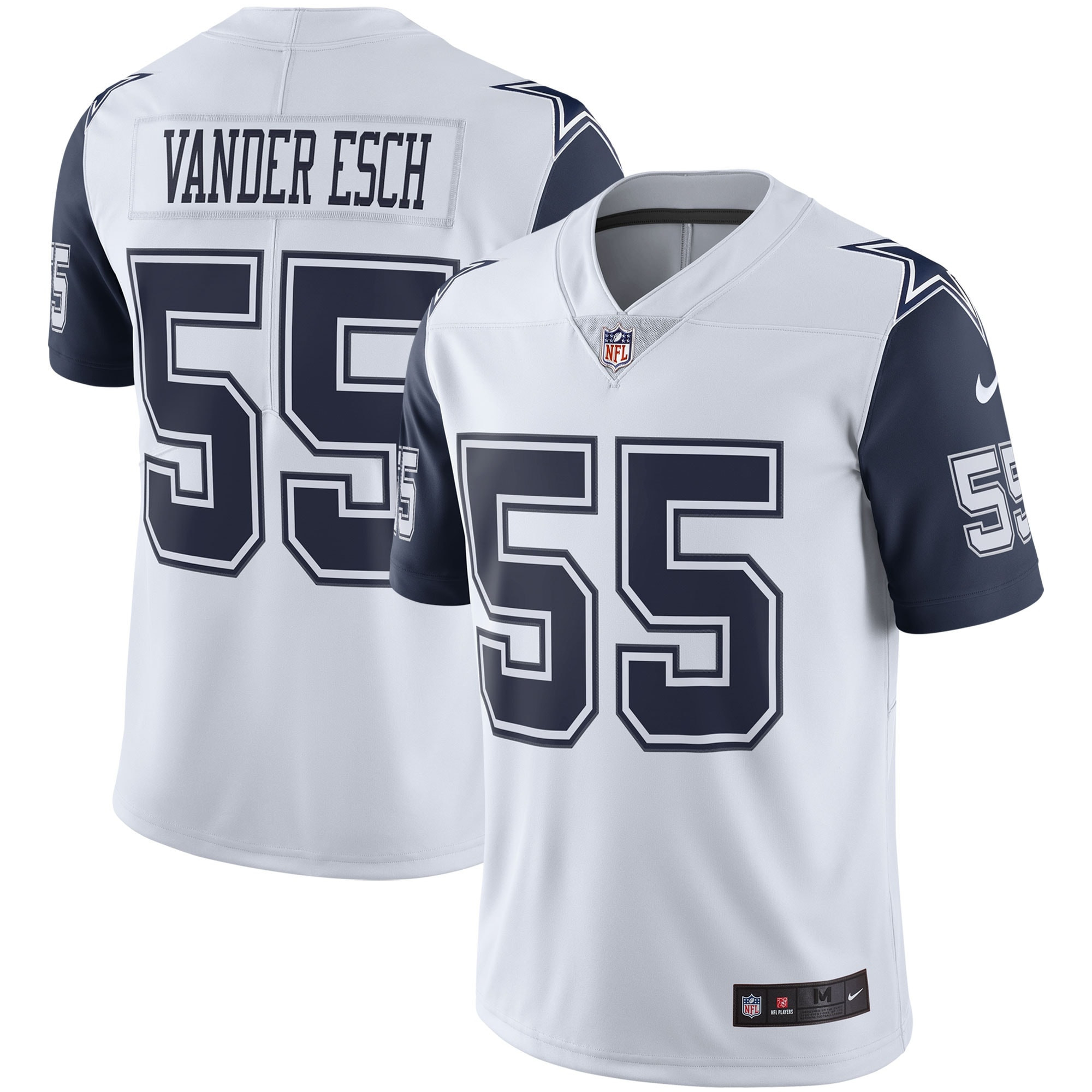 Men's Leighton Vander Esch Dallas Cowboys White Jersey - All Stitched