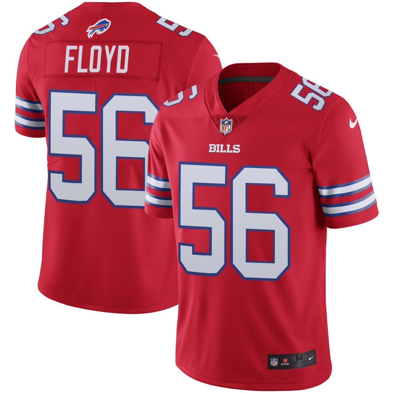 Men's Leonard Floyd Buffalo Bills Vapor Red Leonard Floyd Jersey - All Stitched