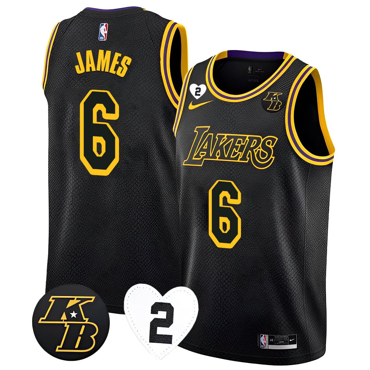 Men's Los Angeles Lakers 2023 Jersey Collection - All Stitched - Image 8