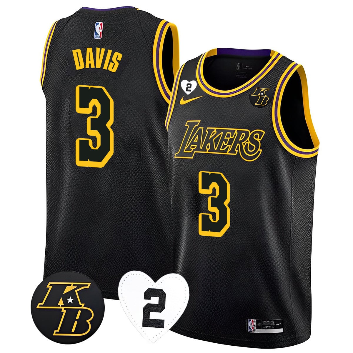 Men's Los Angeles Lakers 2023 Jersey Collection - All Stitched - Image 9
