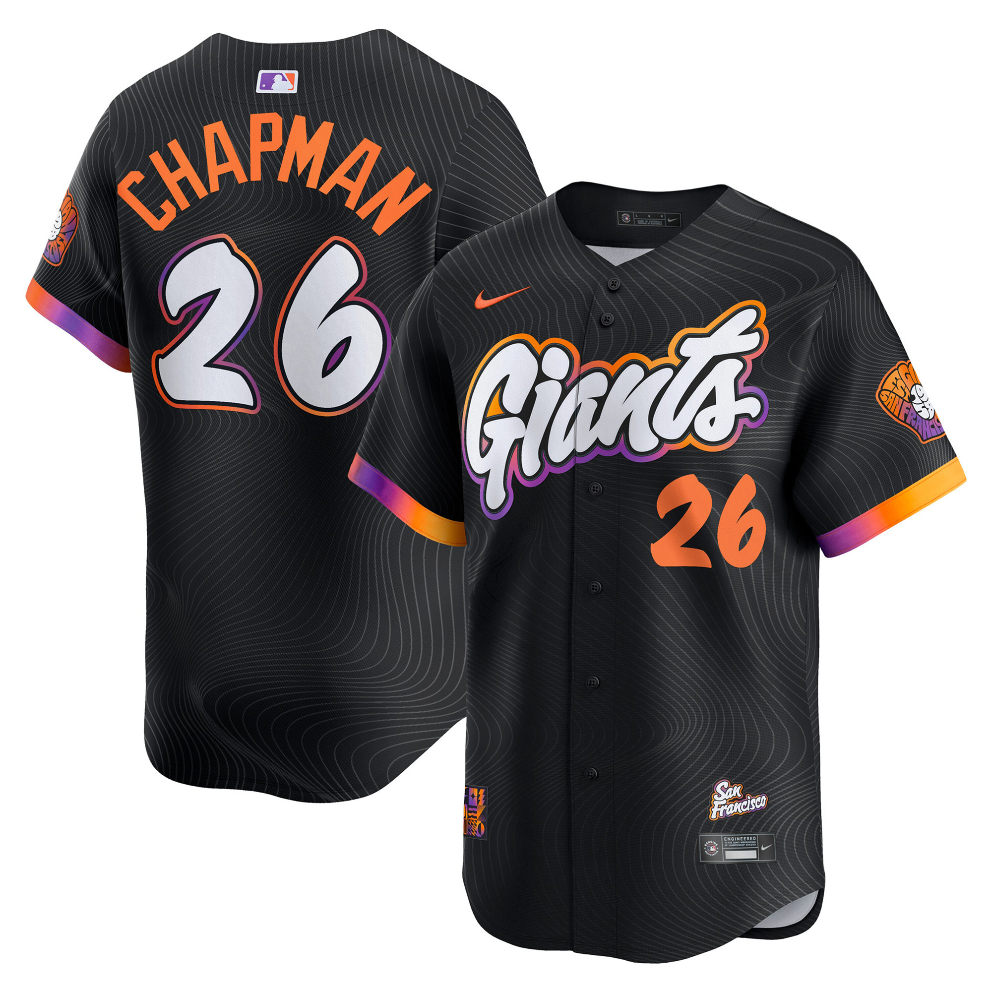 Men's Matt Chapman San Francisco Giants 2025 City Connect Vapor Premier Limited Jersey - All Stitched
