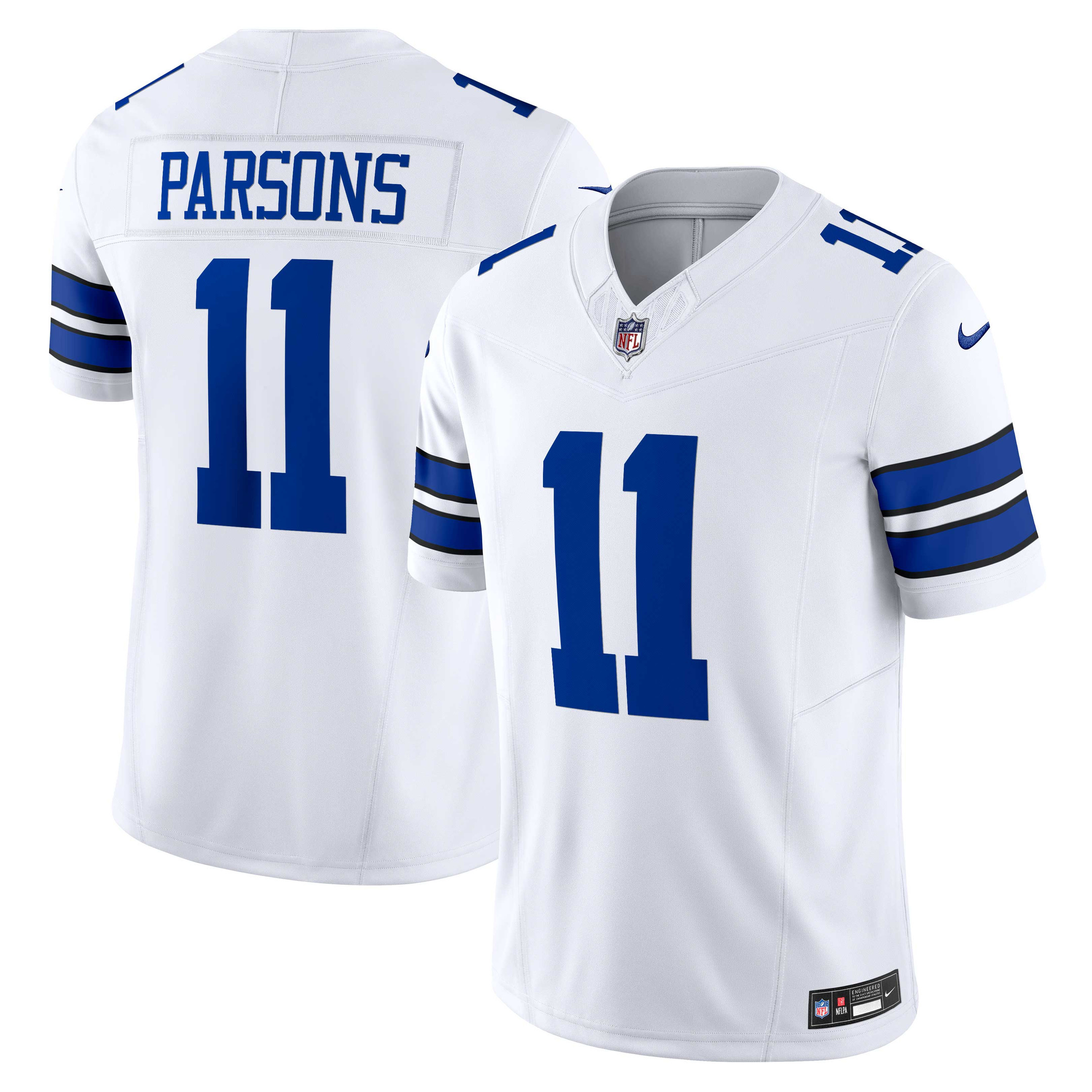 Men's Micah Parsons Dallas Cowboys White Jersey - All Stitched