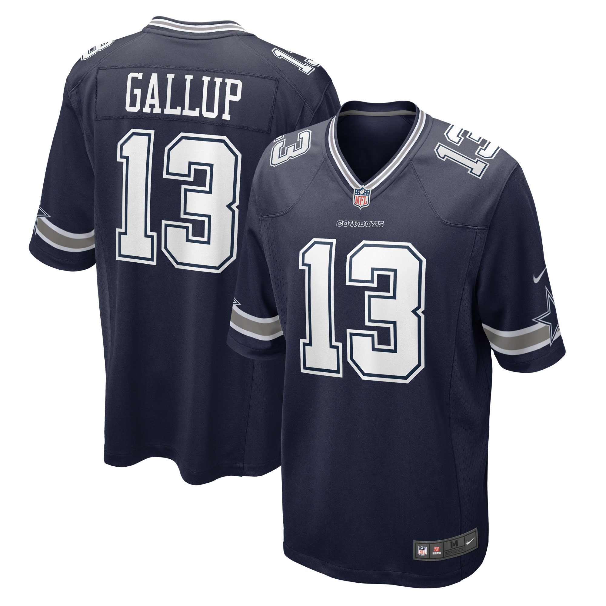 Men's Michael Gallup Dallas Cowboys Navy Jersey - All Stitched