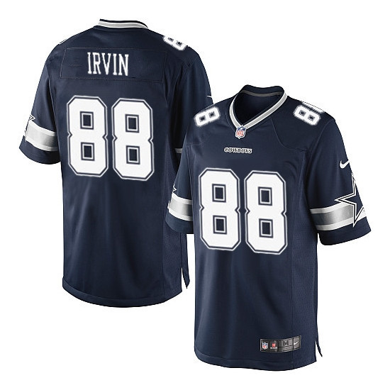 Men's Michael Irvin Dallas Cowboys Navy Jersey - All Stitched