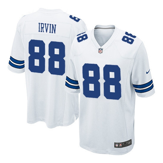 Men's Michael Irvin Dallas Cowboys White Jersey - All Stitched