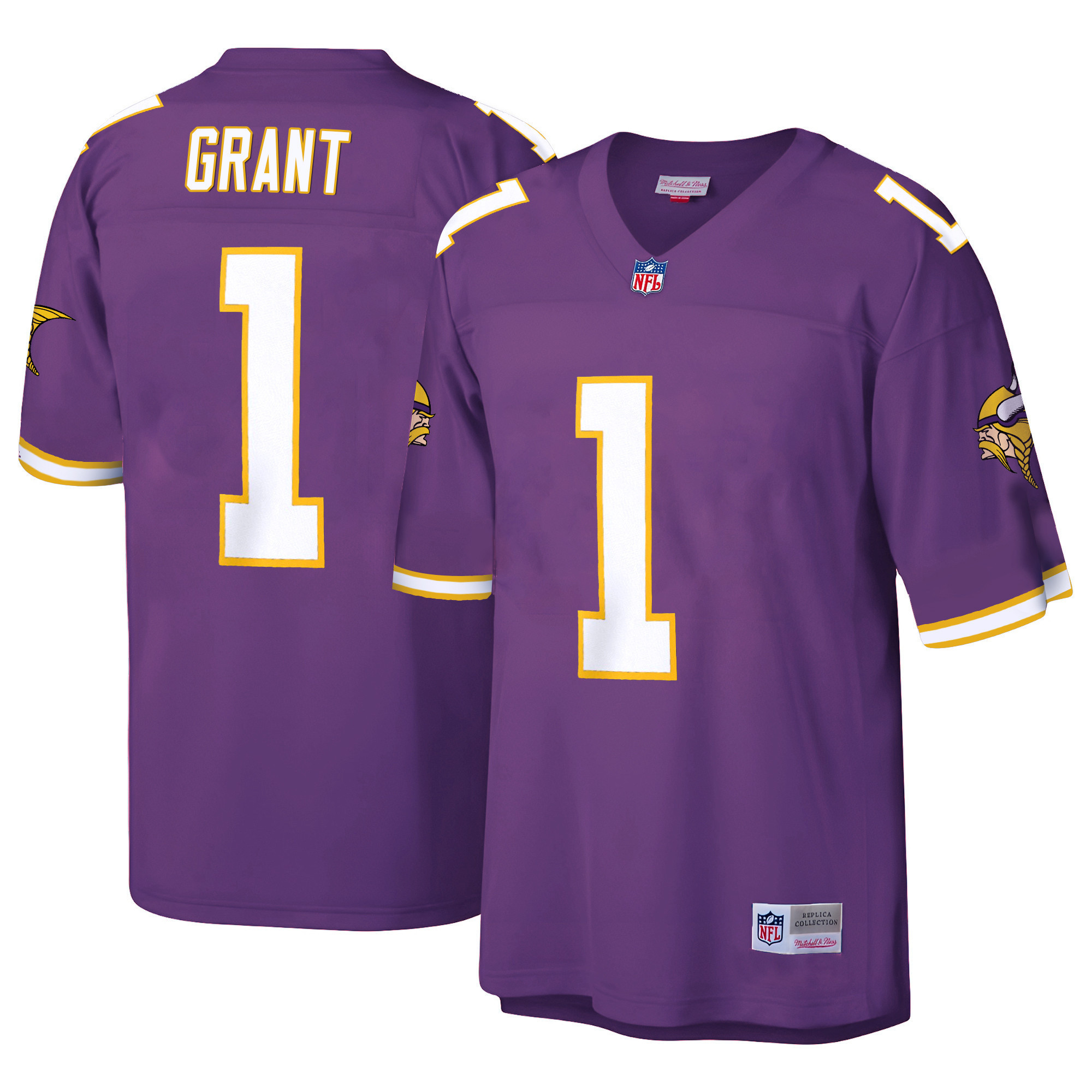 Men's Minnesota Vikings Big & Tall 1998 Retired Bud Grant Jersey - All Stitched