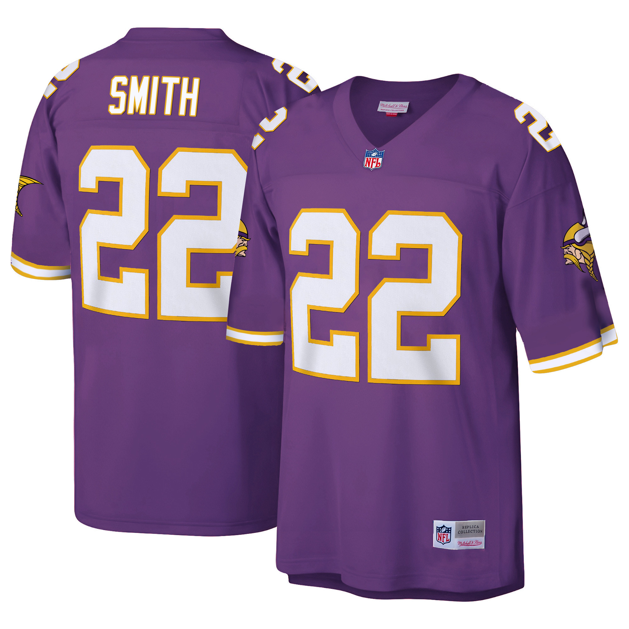 Men's Minnesota Vikings Big & Tall 1998 Retired Harrison Smith Jersey - All Stitched