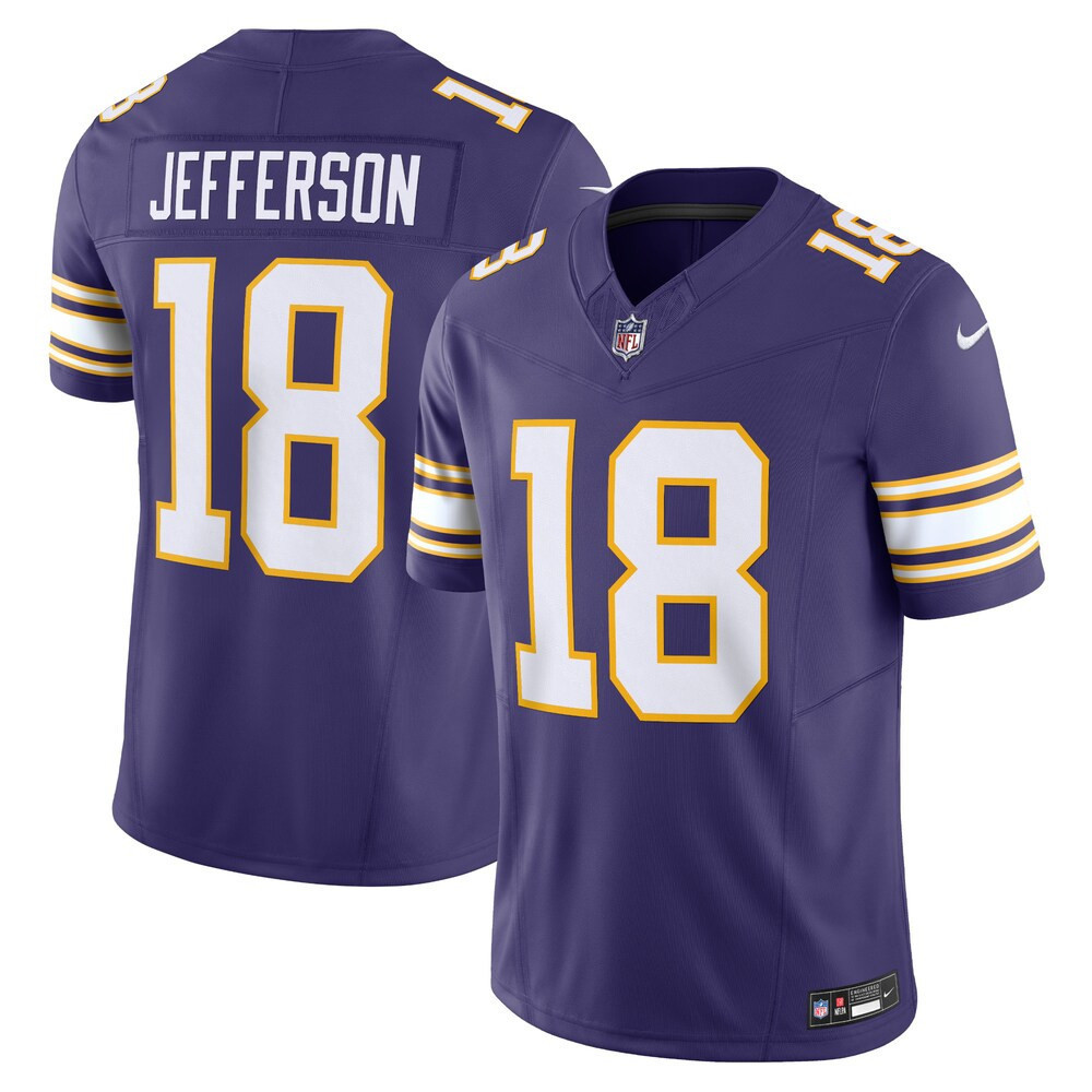 Men's Minnesota Vikings Justin Jefferson Purple F.U.S.E. Limited Justin Jefferson Jersey - All Stitched