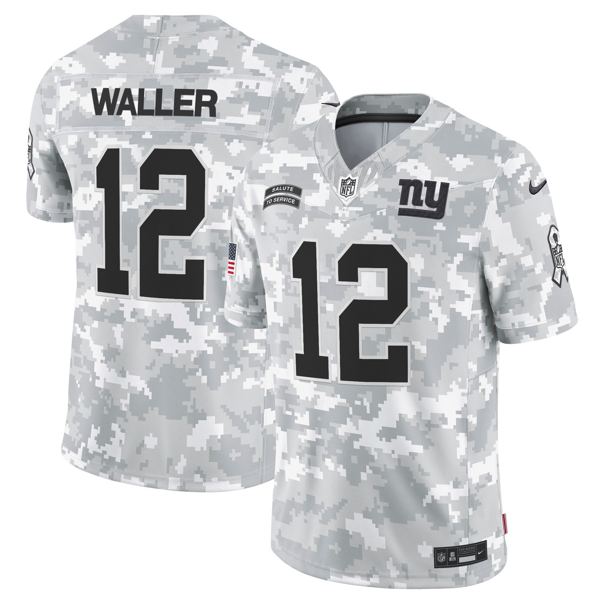 Men's New York Giants 2024 Salute to Service Vapor Limited Darren Waller Jersey - All Stitched