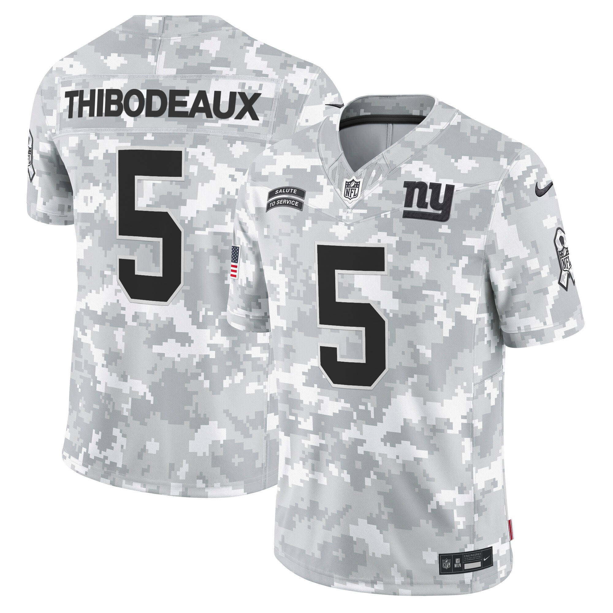 Men's New York Giants 2024 Salute to Service Vapor Limited Kayvon Thibodeaux Jersey - All Stitched