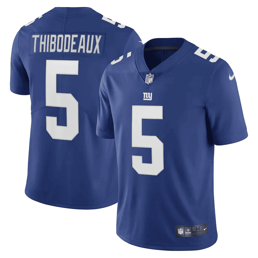 Men's New York Giants ROYAL Kayvon Thibodeaux Jersey - All Stitched