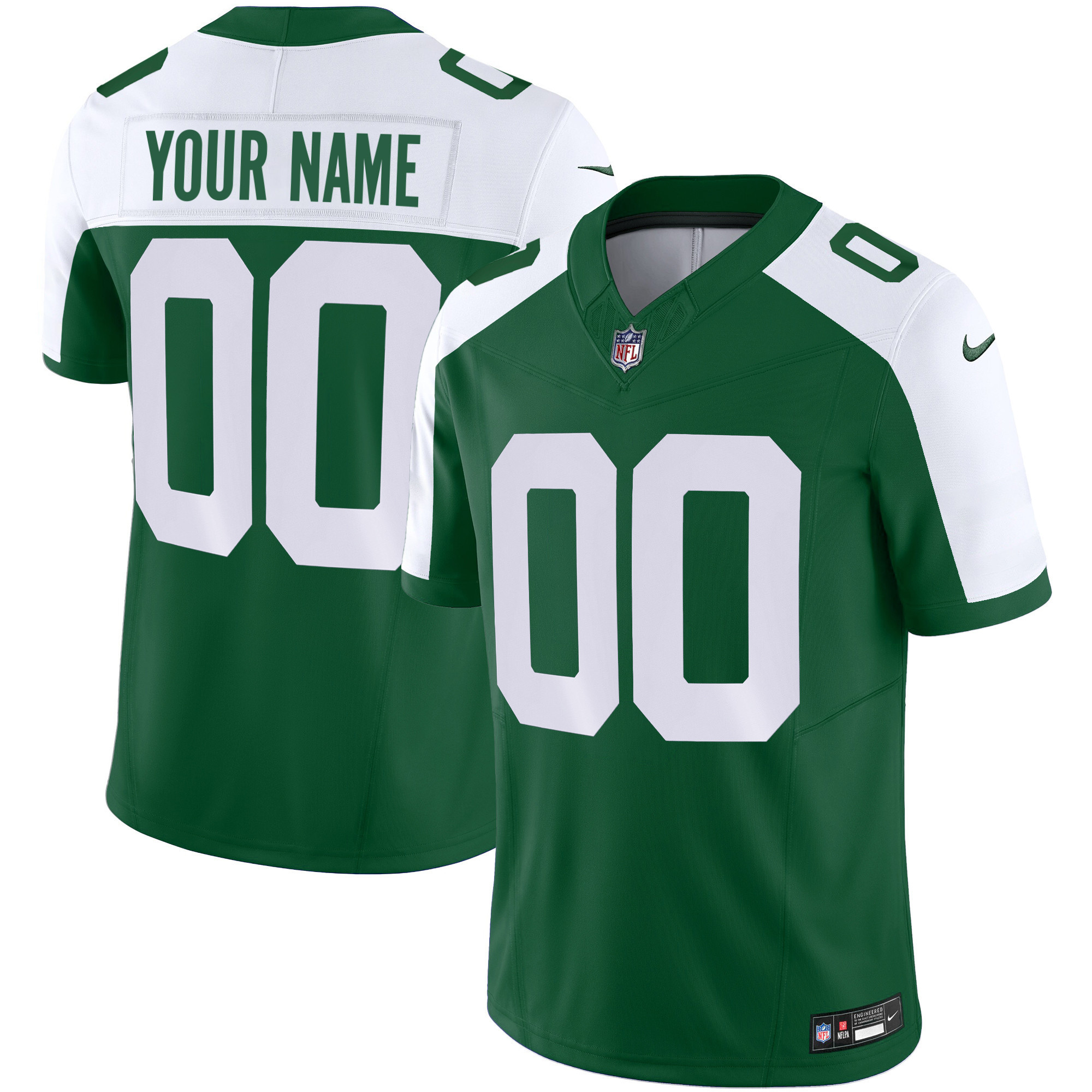 Men's New York Jets Legacy Limited Custom Alternate Jersey - All Stitched