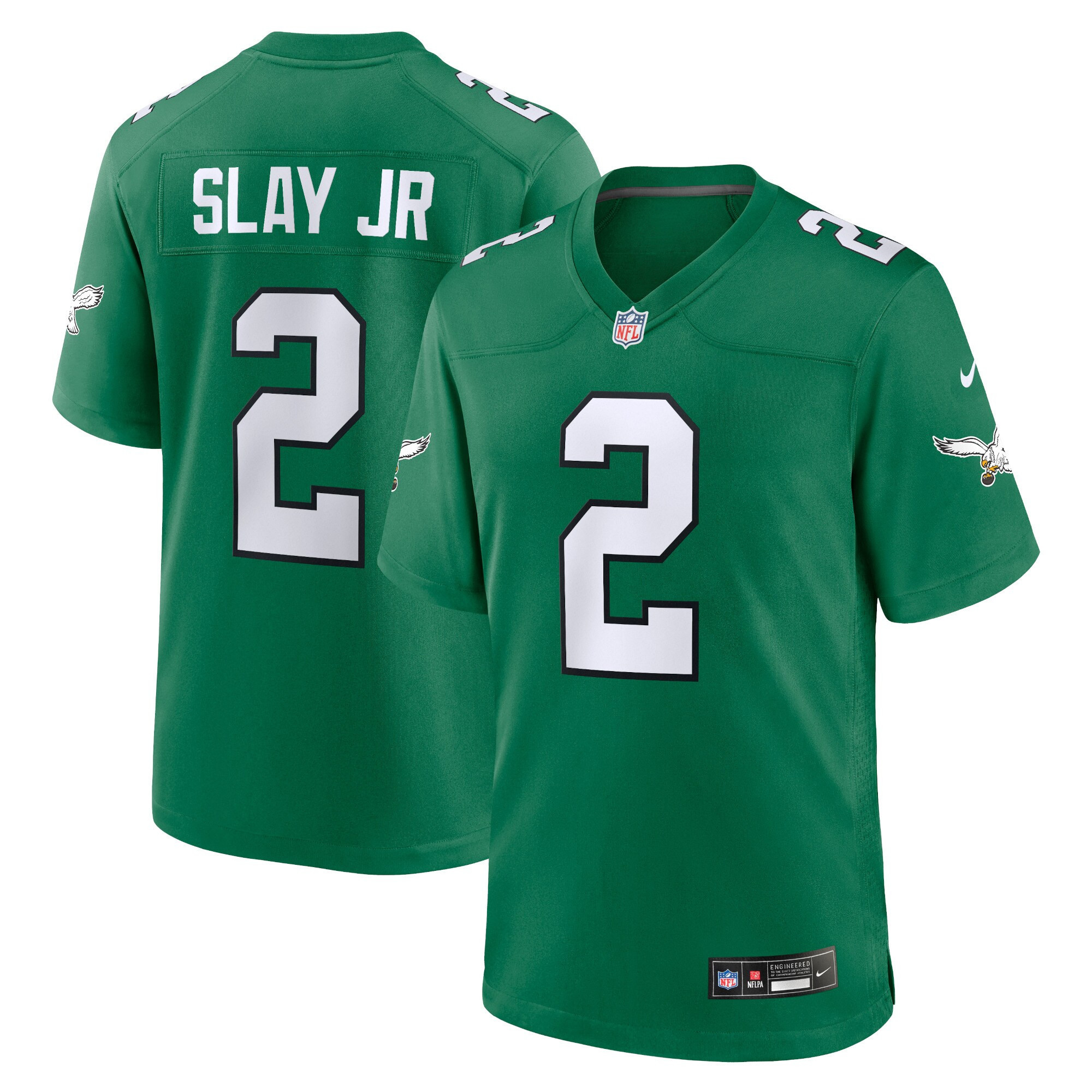 Men's Philadelphia Eagles Alternate Game Player Darius Slay Jr. Jersey - All Stitched
