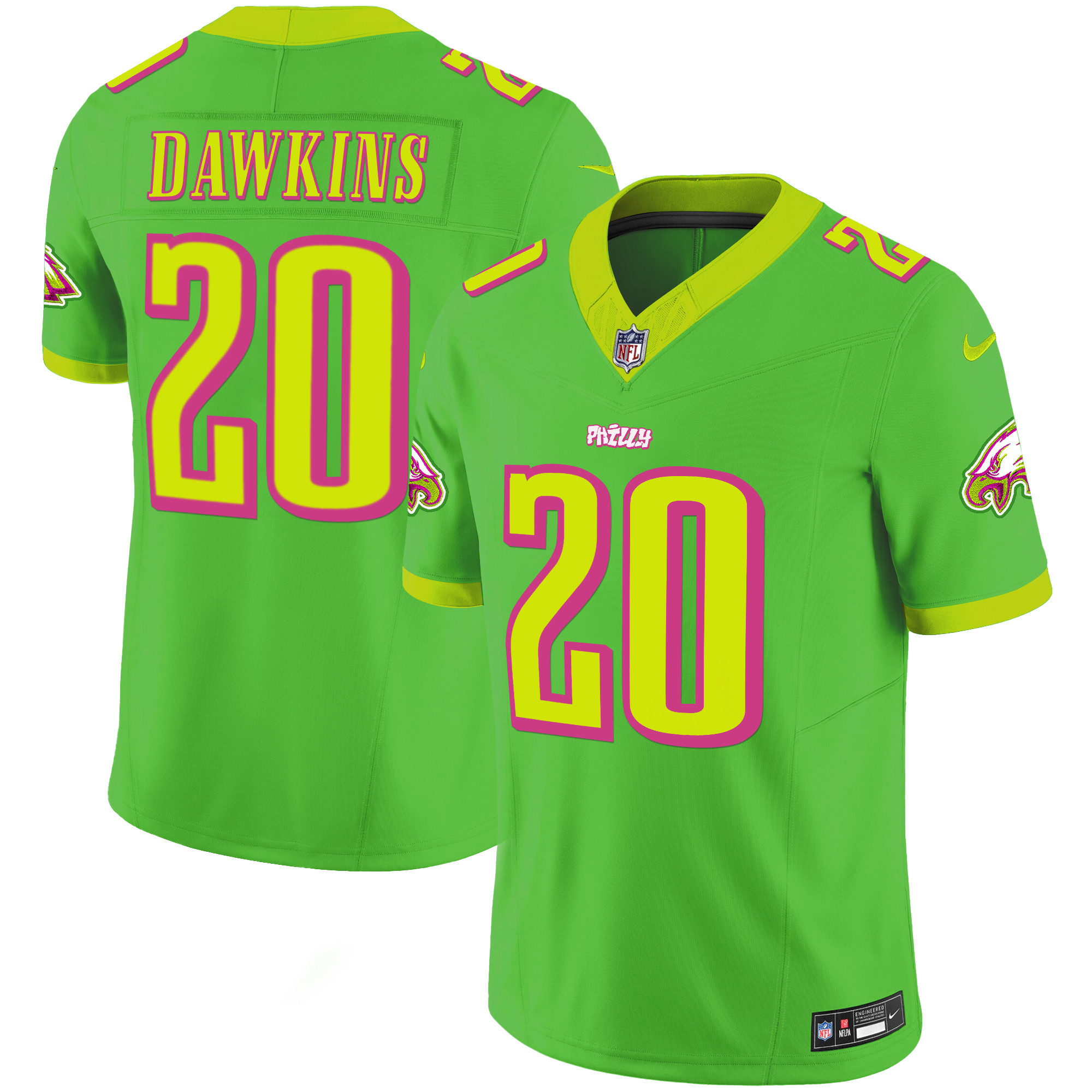 Men's Philadelphia Eagles City Edition Vapor Brian Dawkins Jersey - All Stitched
