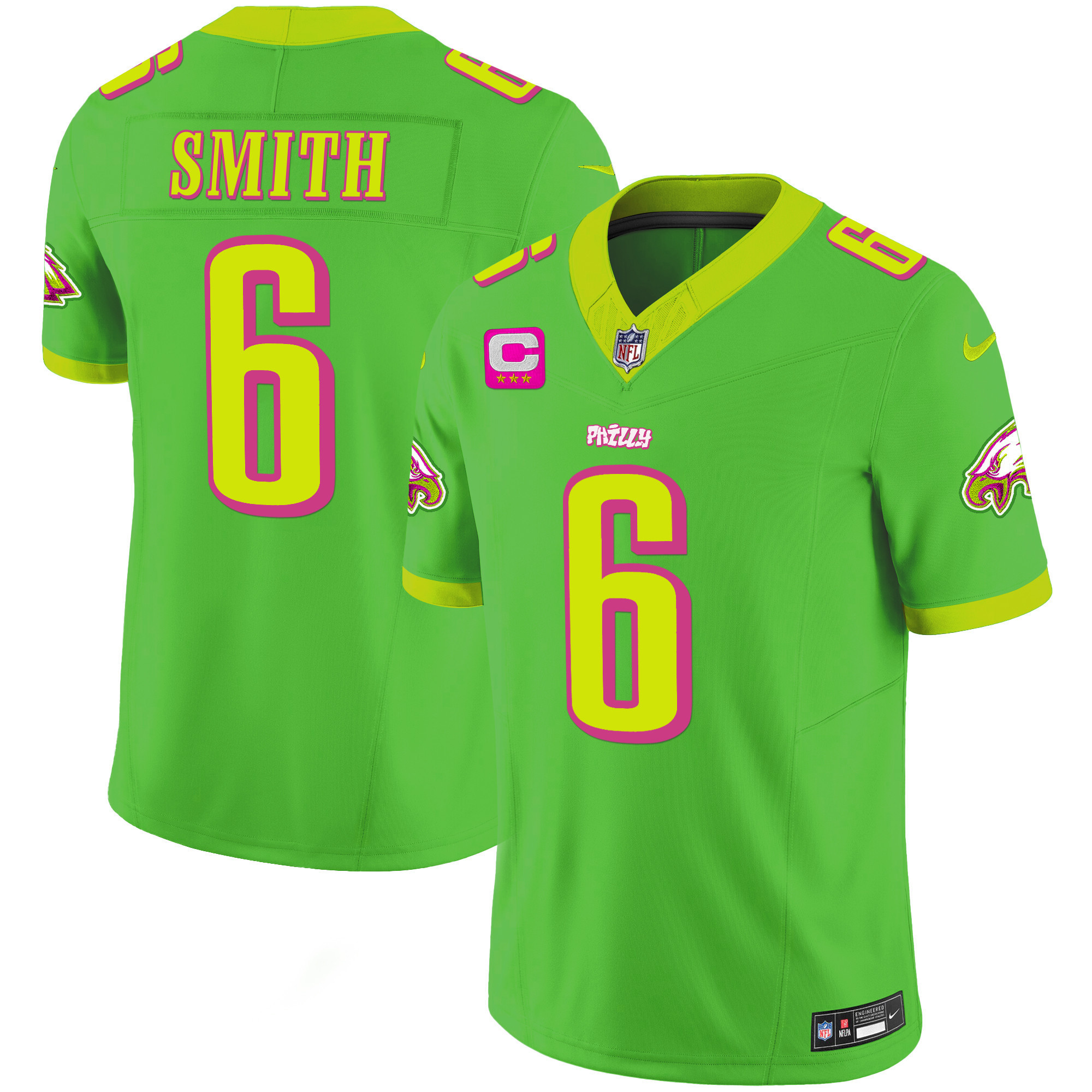 Men's Philadelphia Eagles City Edition Vapor DeVonta Smith Jersey - All Stitched