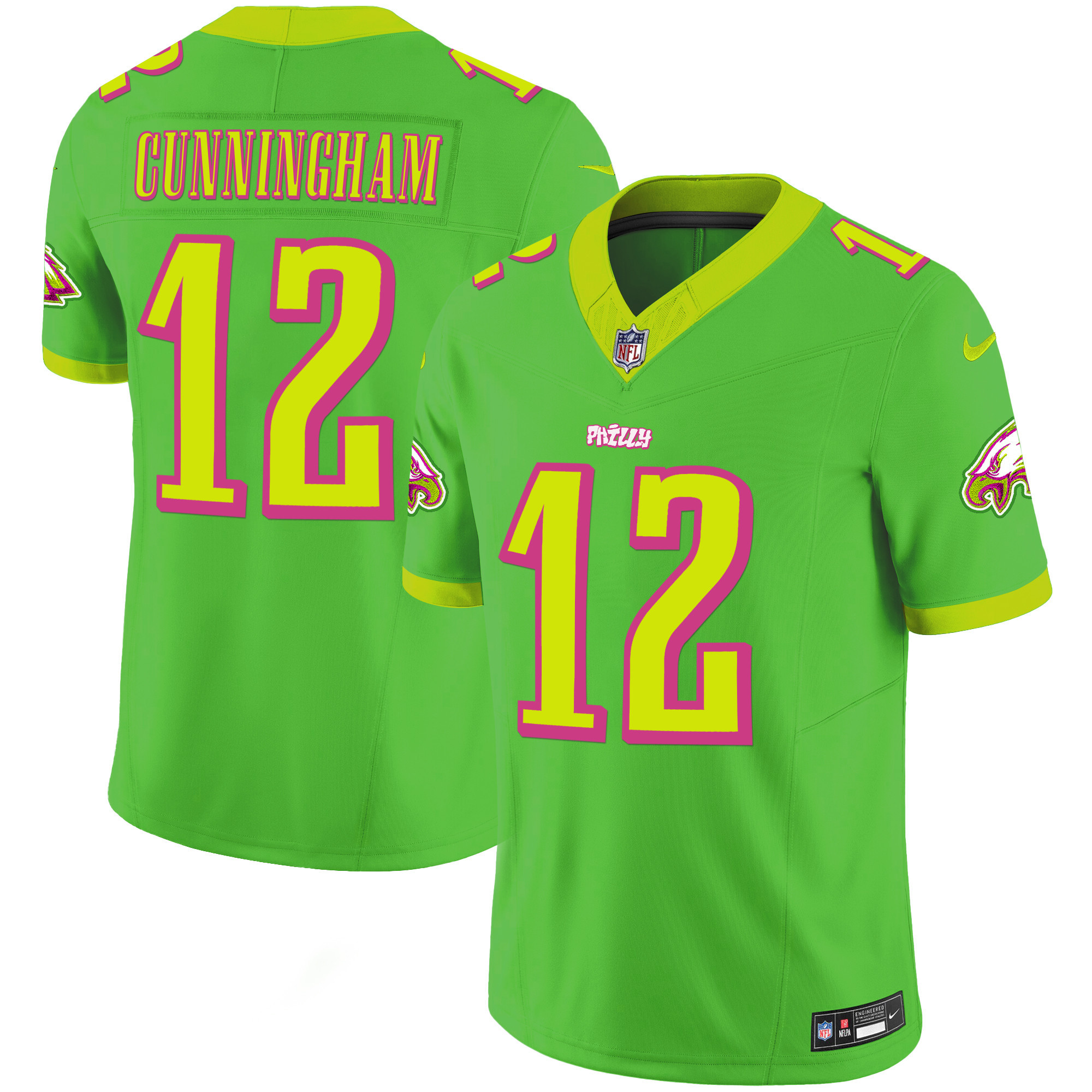 Men's Philadelphia Eagles City Edition Vapor Randall Cunningham Jersey - All Stitched