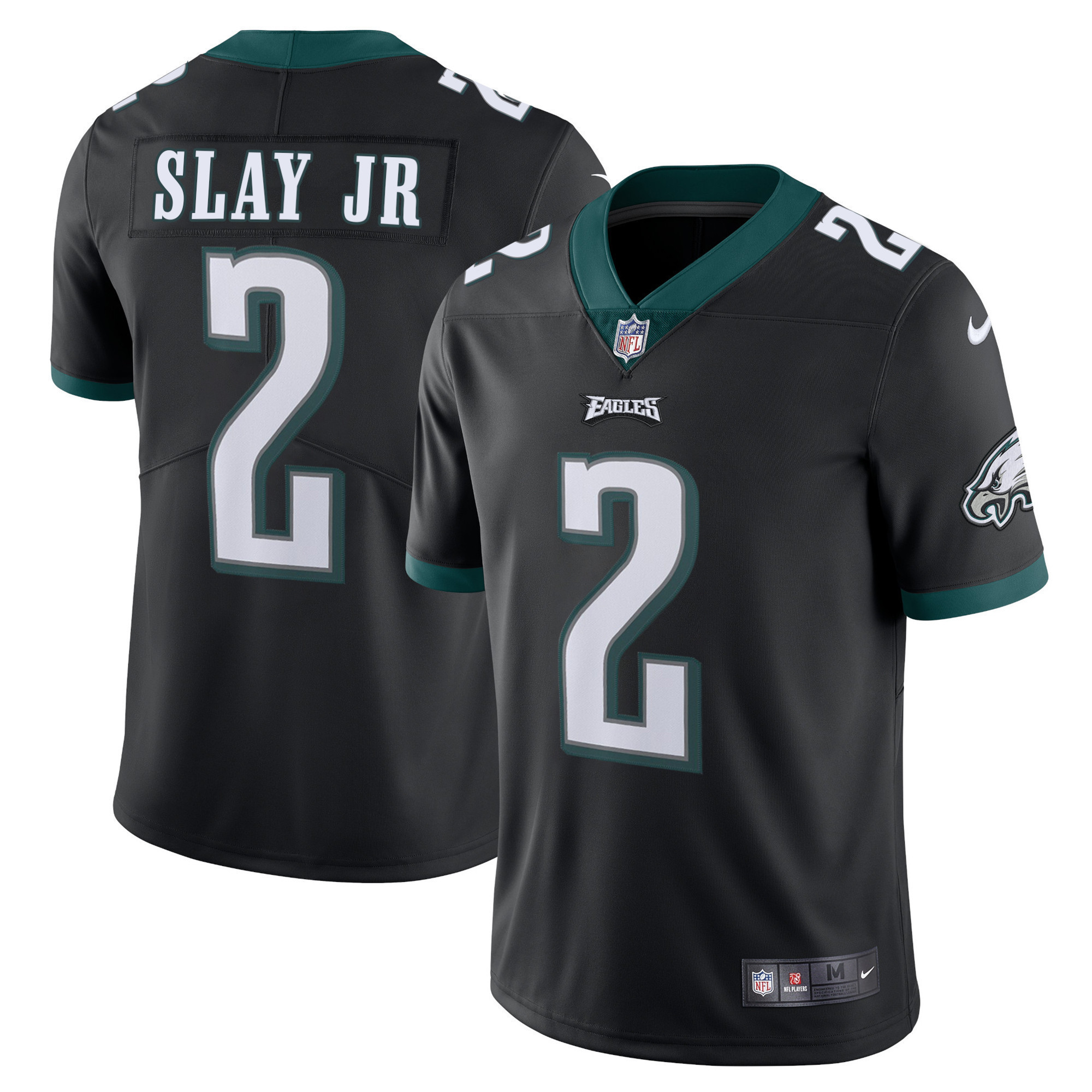 Men's Philadelphia Eagles Vapor Black - All Stitched Darius Slay Jr Jersey - All Stitched