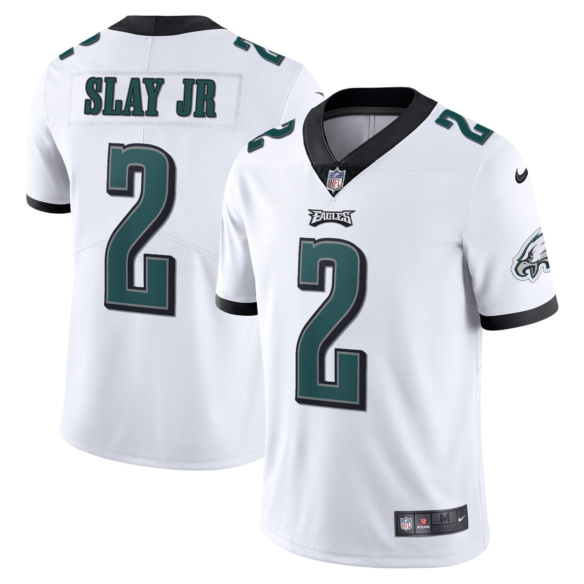 Men's Philadelphia Eagles Vapor White - All Stitched Darius Slay Jr Jersey - All Stitched