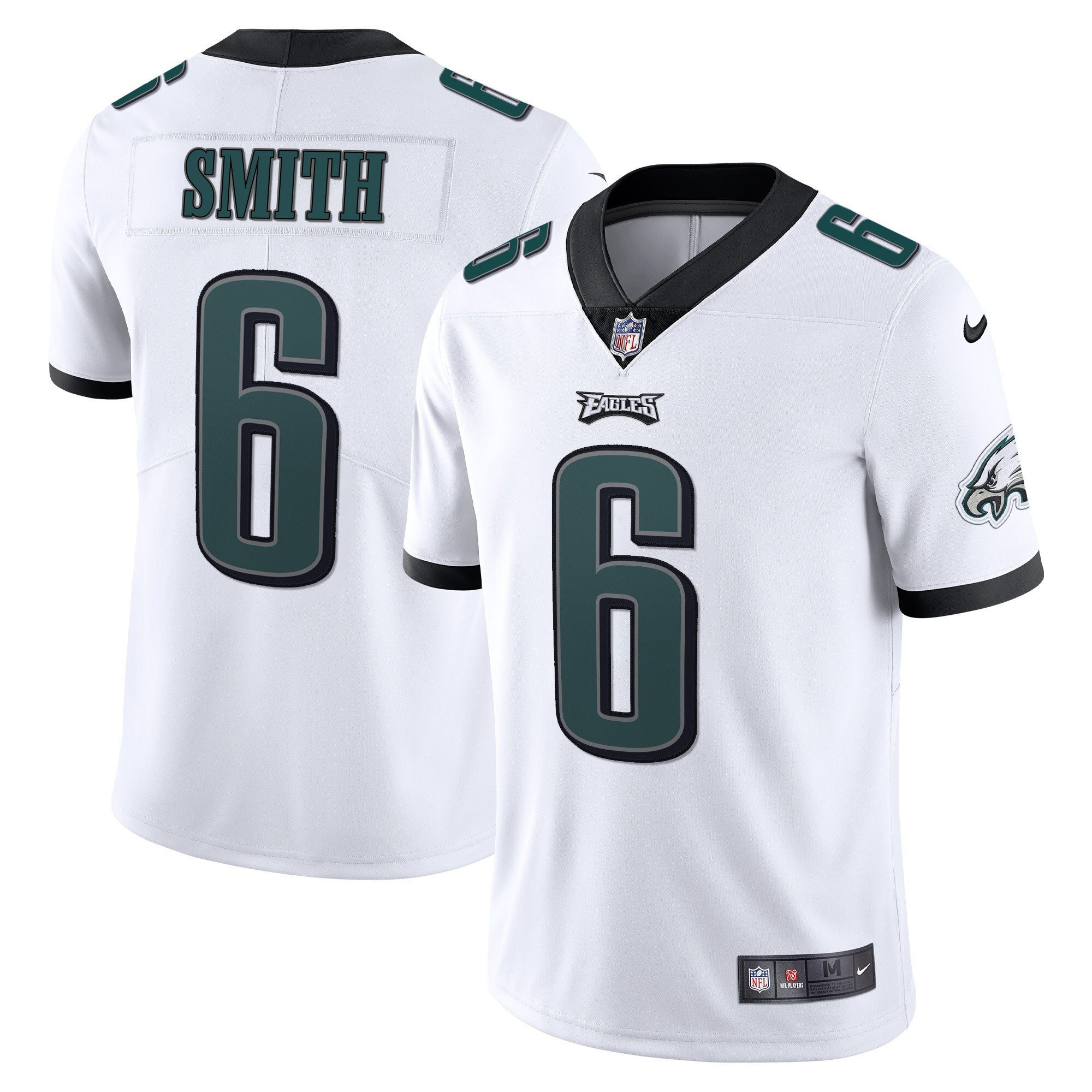 Men's Philadelphia Eagles Vapor White - All Stitched DeVonta Smith Jersey - All Stitched