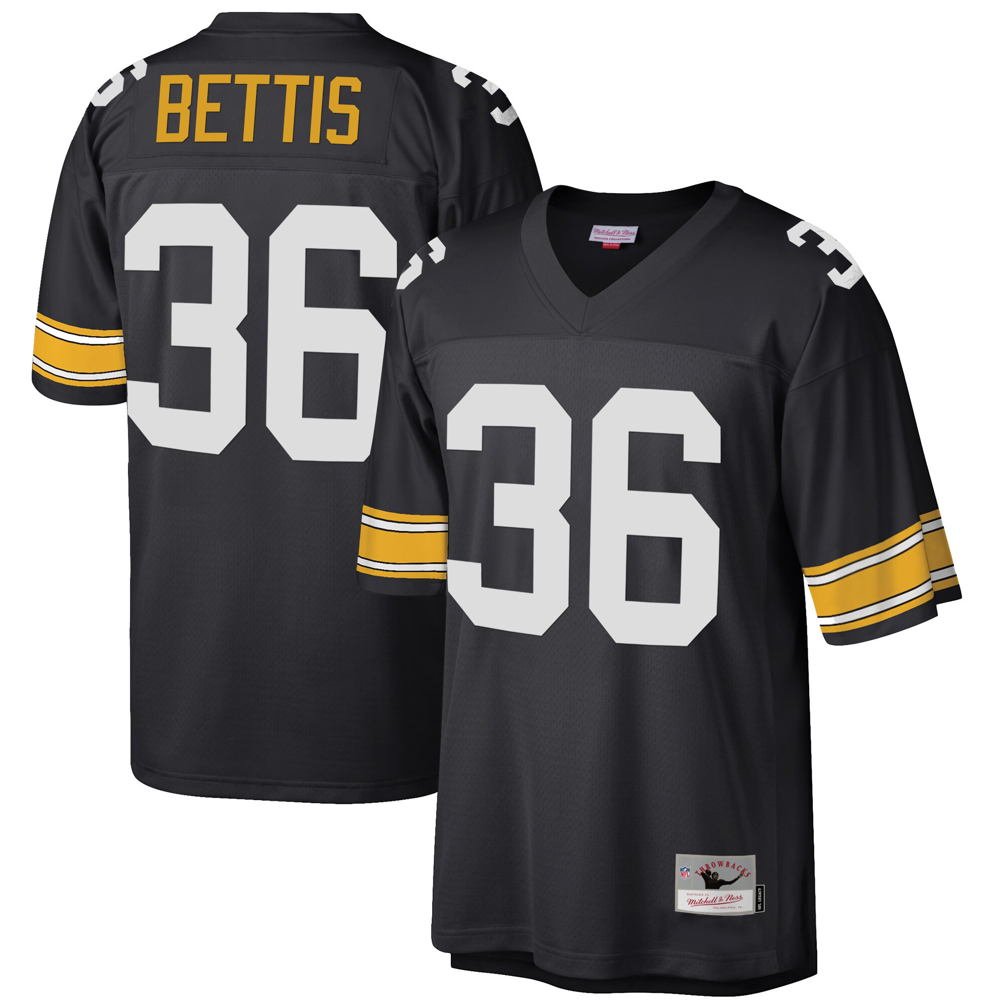 Men's Pittsburgh Steelers Big & Tall 1996 Retired Jerome Bettis Jersey - All Stitched
