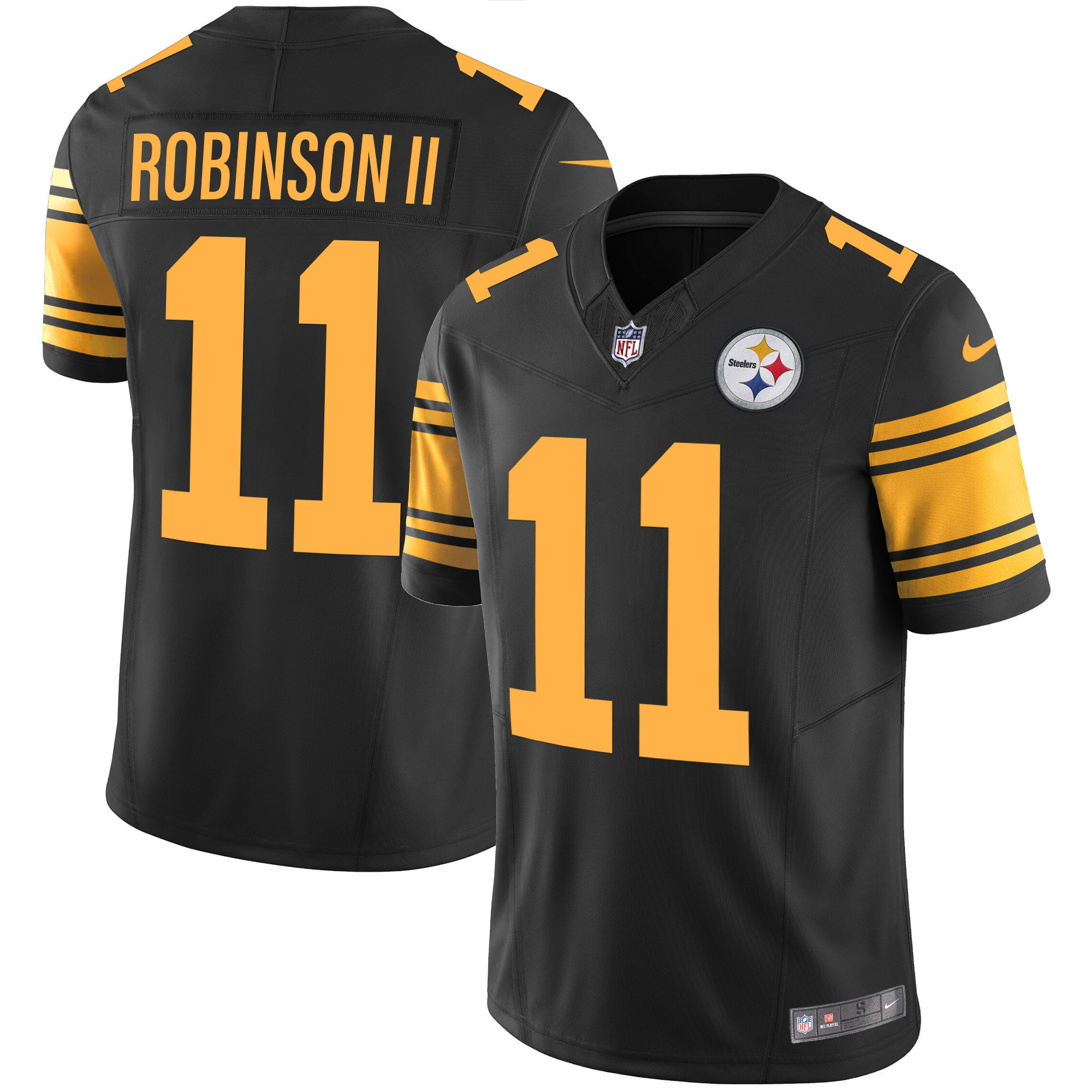 Men's Pittsburgh Steelers Color Rush Vapor Limited Allen Robinson II Jersey - All Stitched