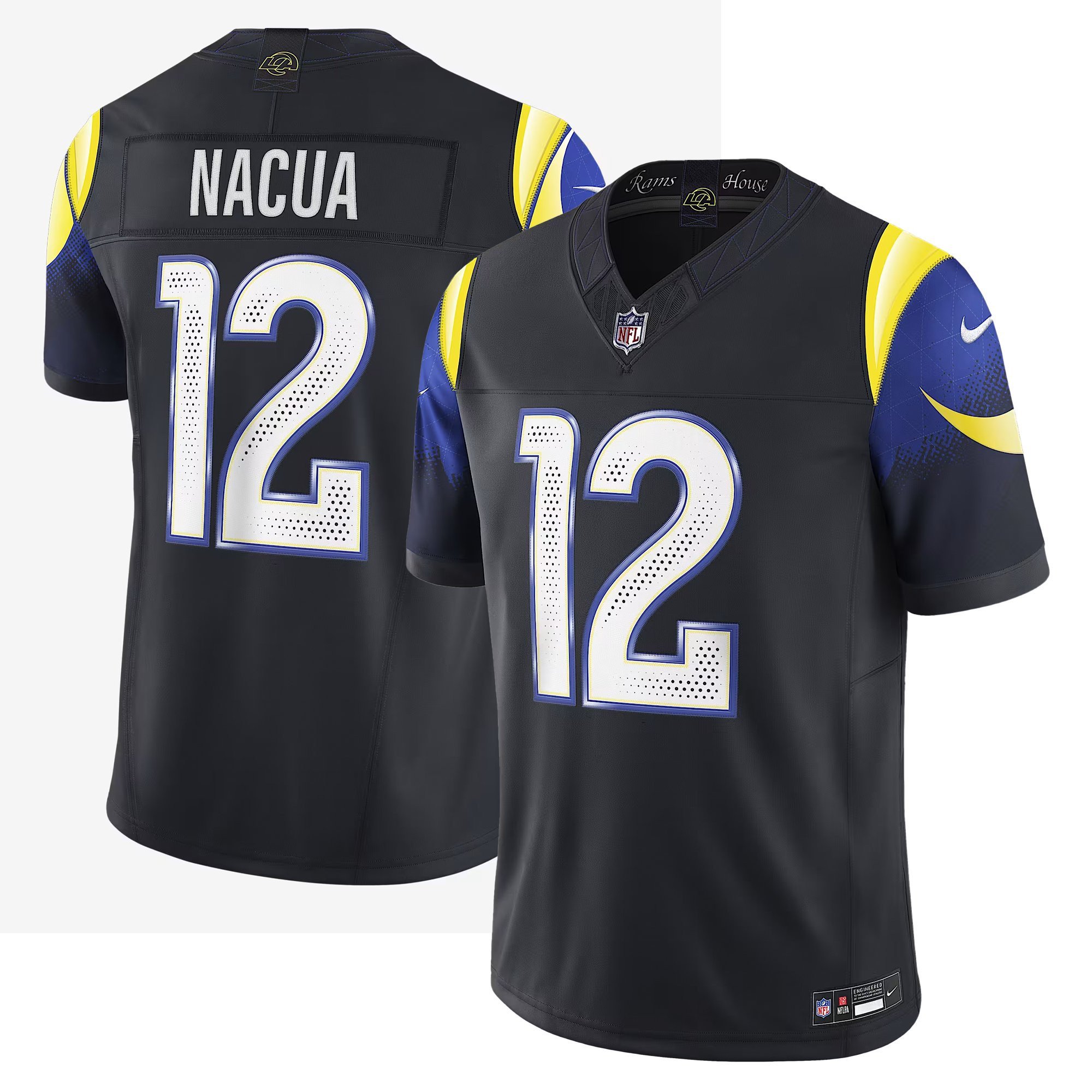 Men's Puka Nacua Los Angeles Rams 2025 "Rivalries" Vapor Limited Jersey - All Stitched