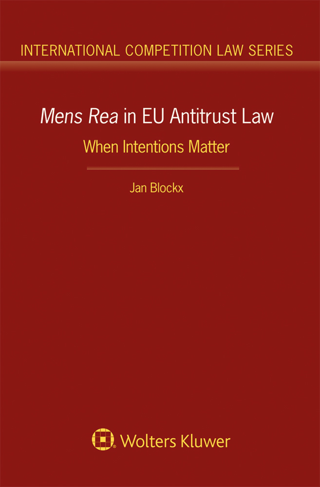 Mens Rea in EU Antitrust Law  â€“ PDF/EPUB Version Downloadable