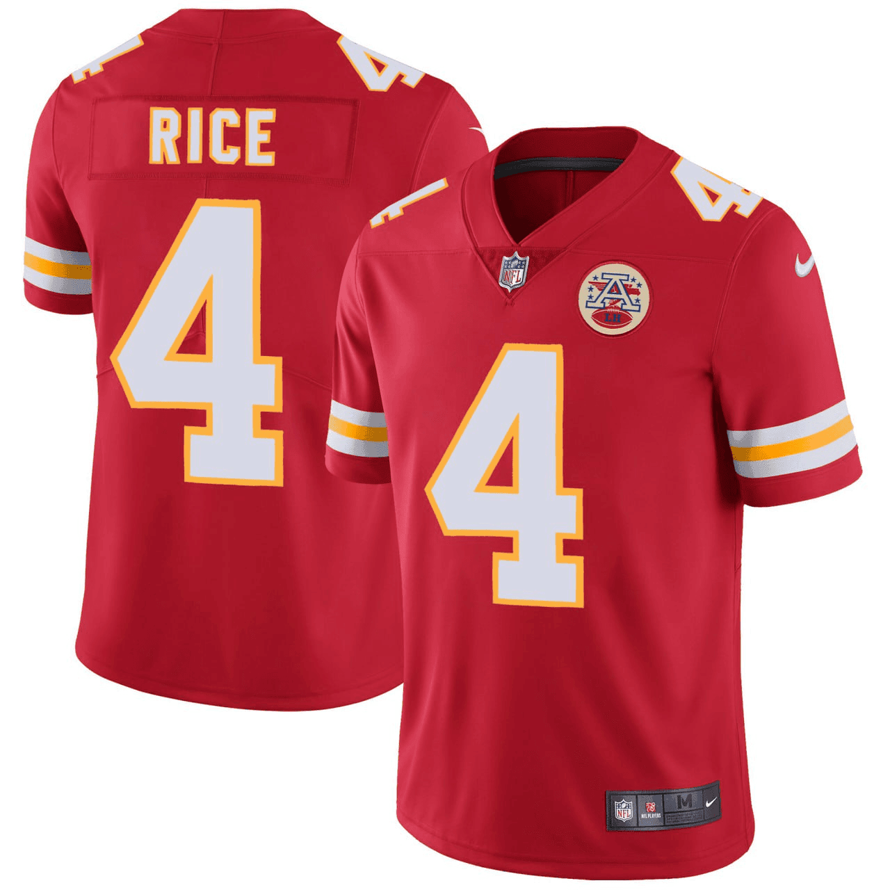 Men's Rice Kansas City Chiefs Limited Rice Jersey - All Stitched