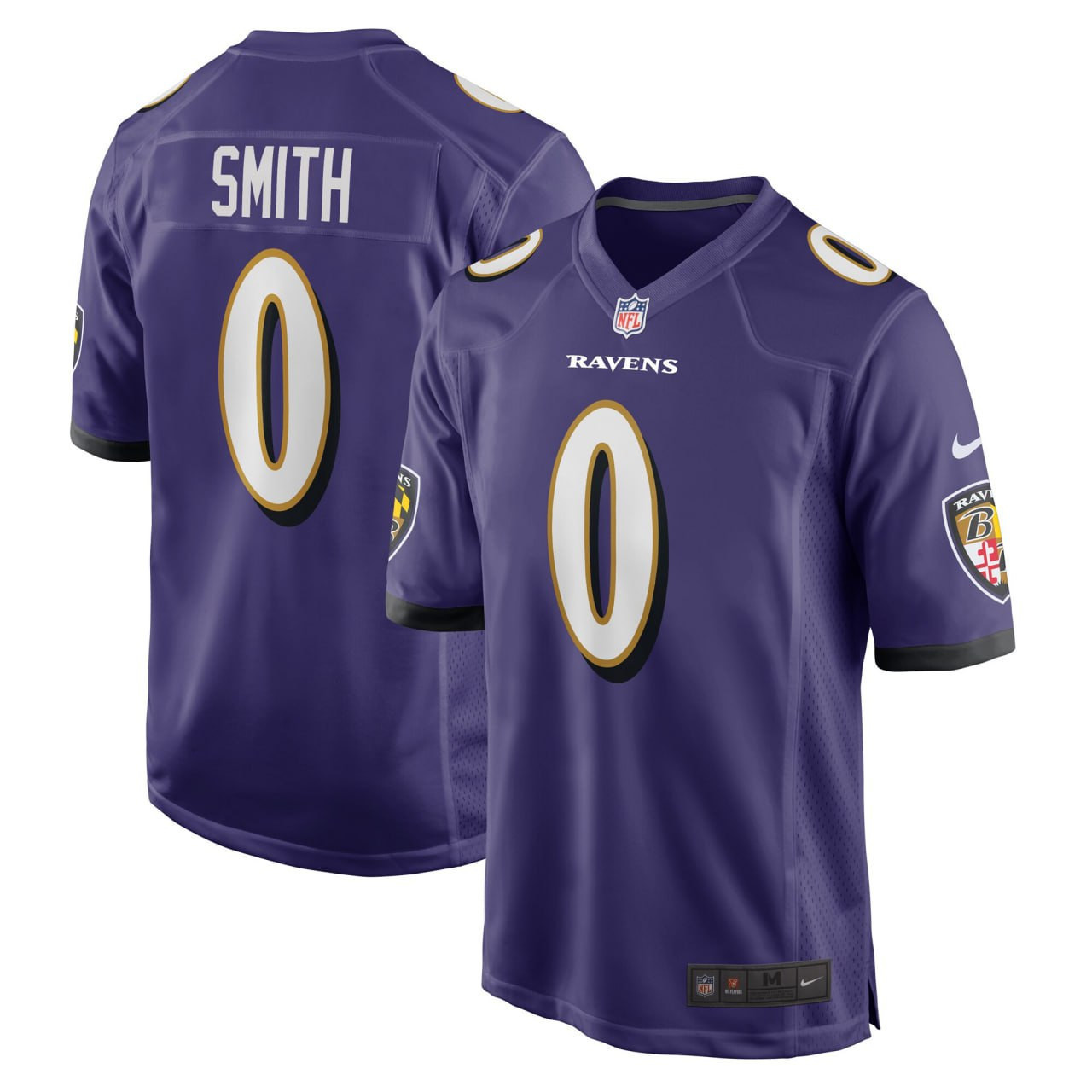 Men's Roquan Smith Baltimore Ravens Purple Roquan Smith Jersey - All Stitched