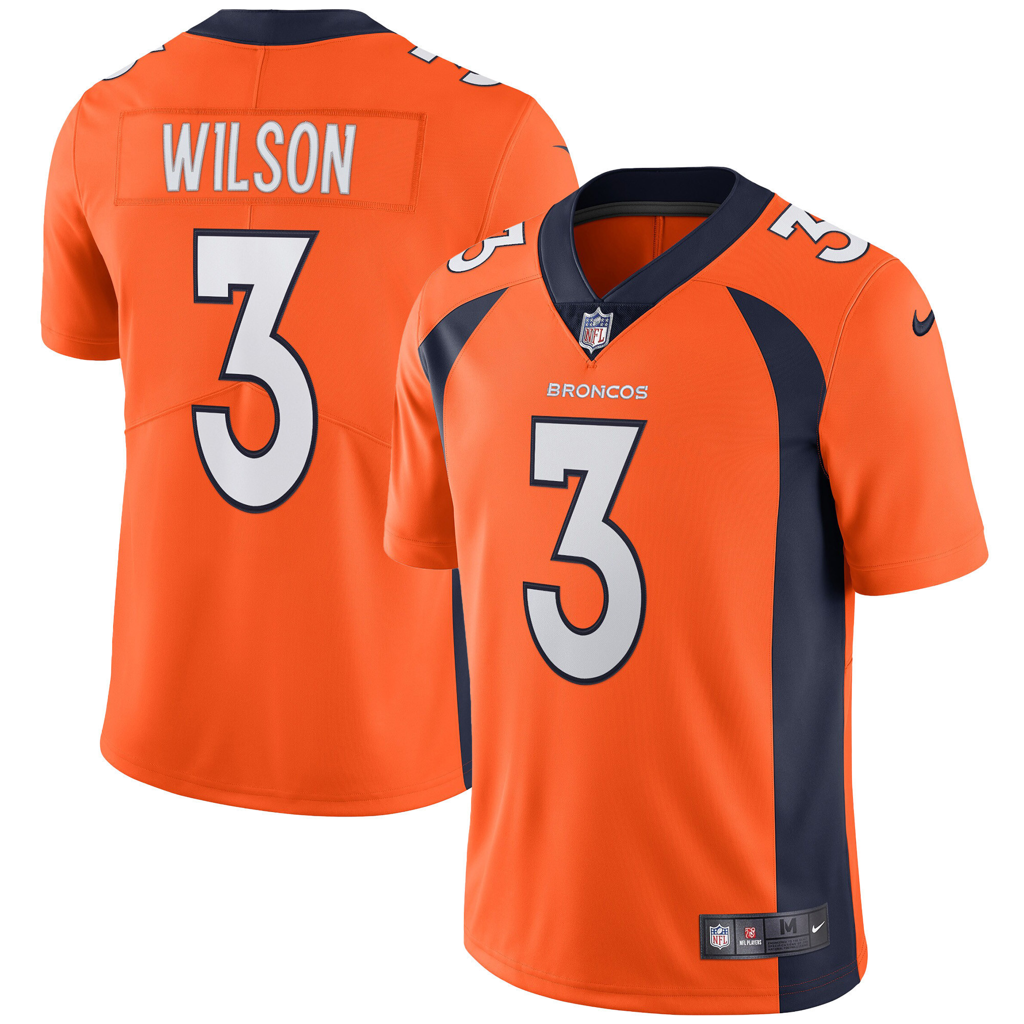Men's Russell Wilson Denver Broncos Vapor Limited Russell Wilson Jersey - All Stitched