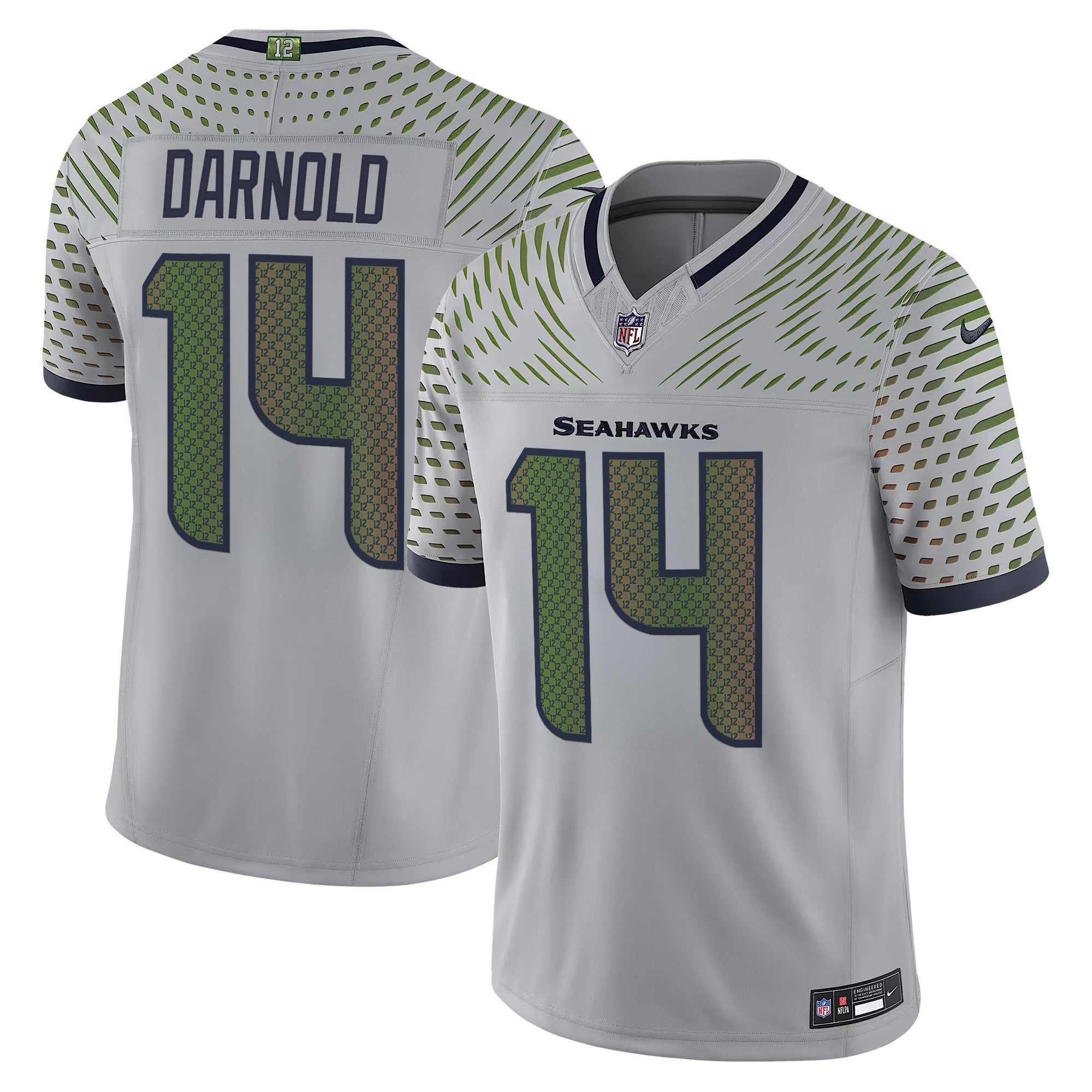 Men's Sam Darnold Seattle Seahawks 2025 "Rivalries" Vapor Limited Jersey - All Stitched