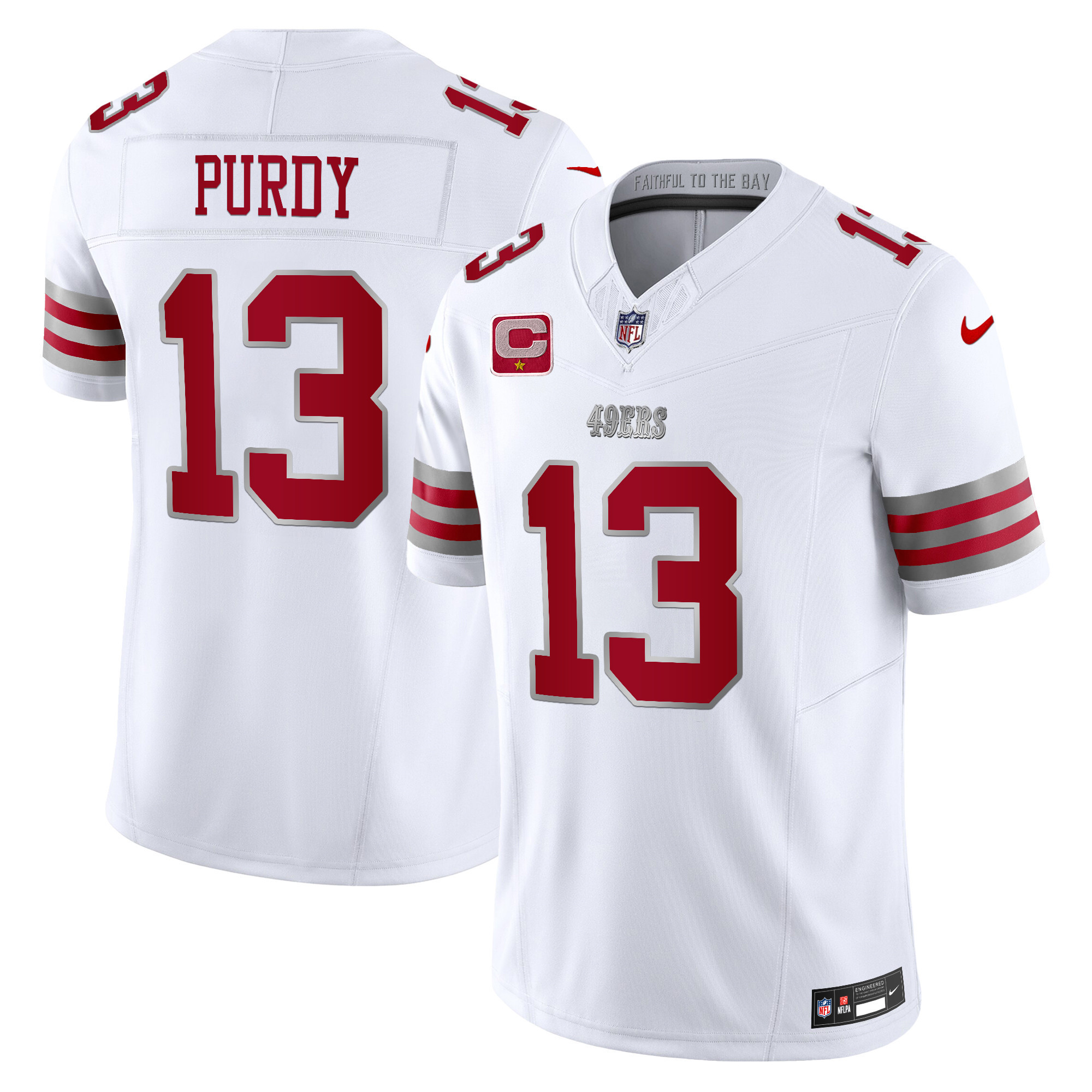 Men's San Francisco 49ers 2024 Winter Warrior Vapor Limited Brock Purdy Jersey - All Stitched