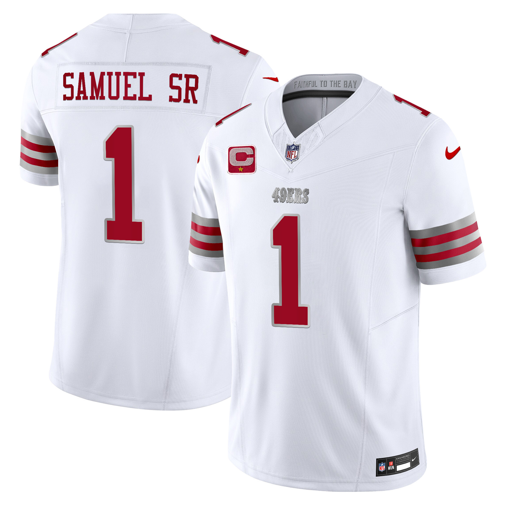 Men's San Francisco 49ers 2024 Winter Warrior Vapor Limited Deebo Samuel Jersey - All Stitched